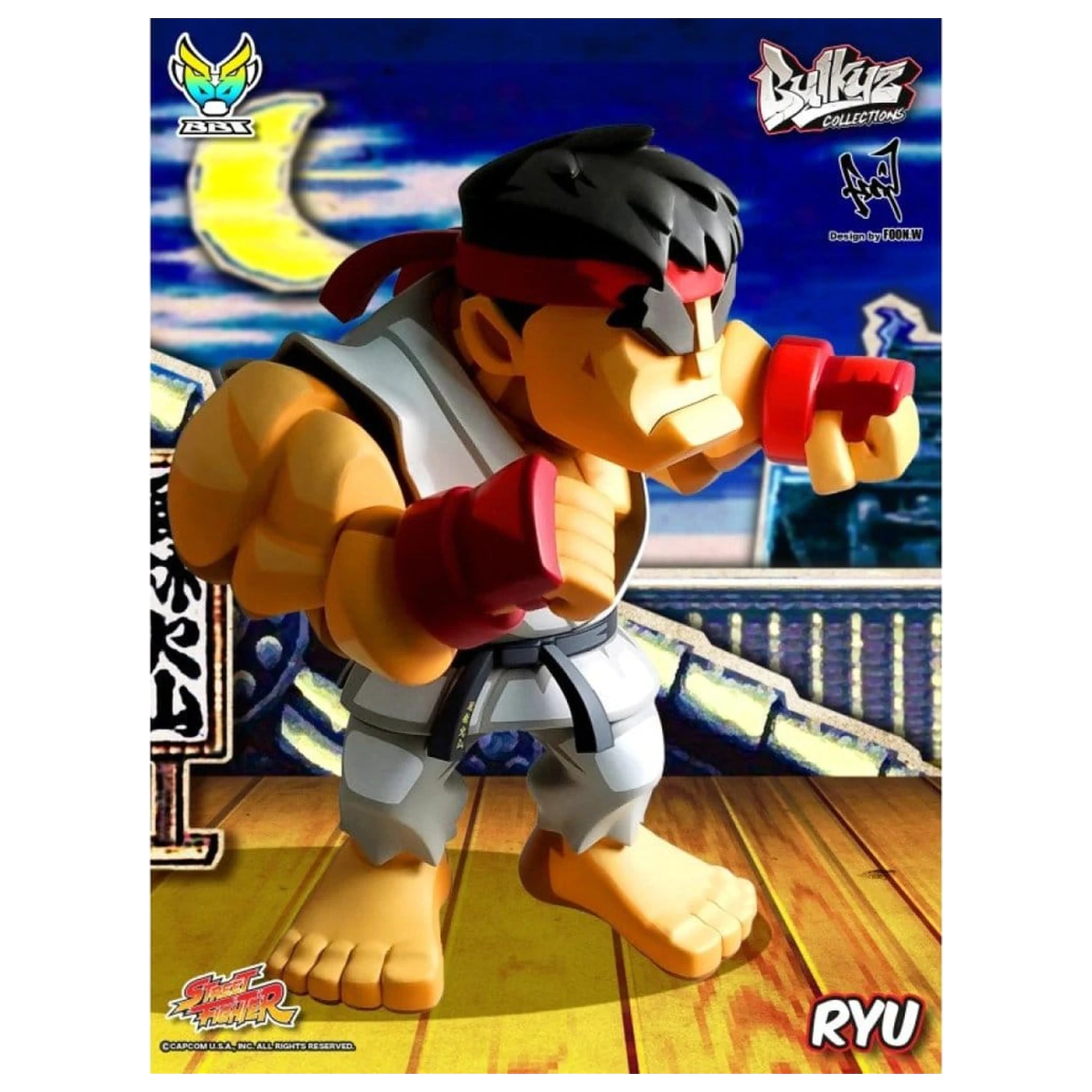 Street Fighter Bulkyz vinilna figura Ryu 30 cm fotografija proizvoda
