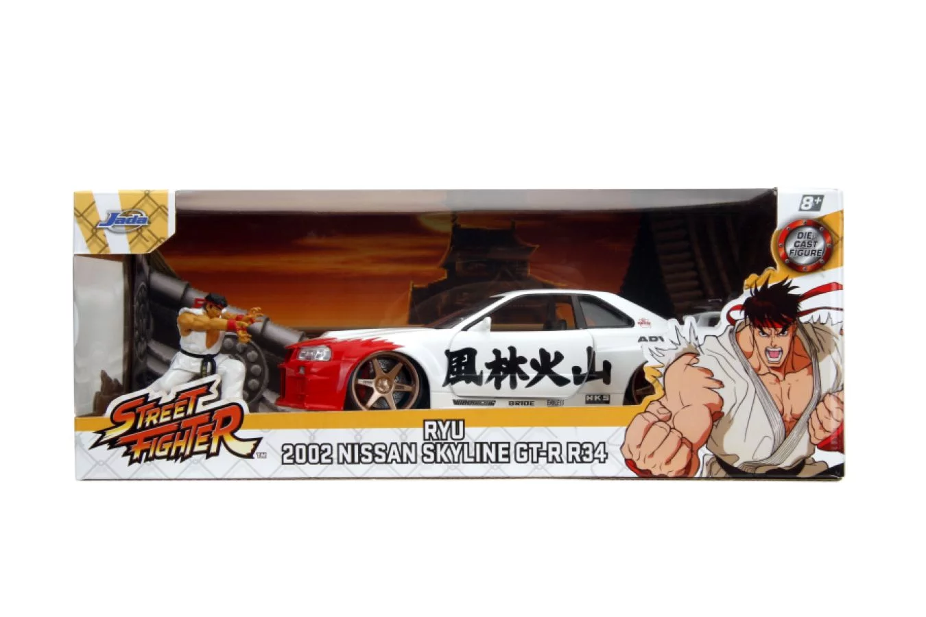 Street Fighter Model od lijevanog metala 1/24 Nissan Skyline GTR fotografija proizvoda