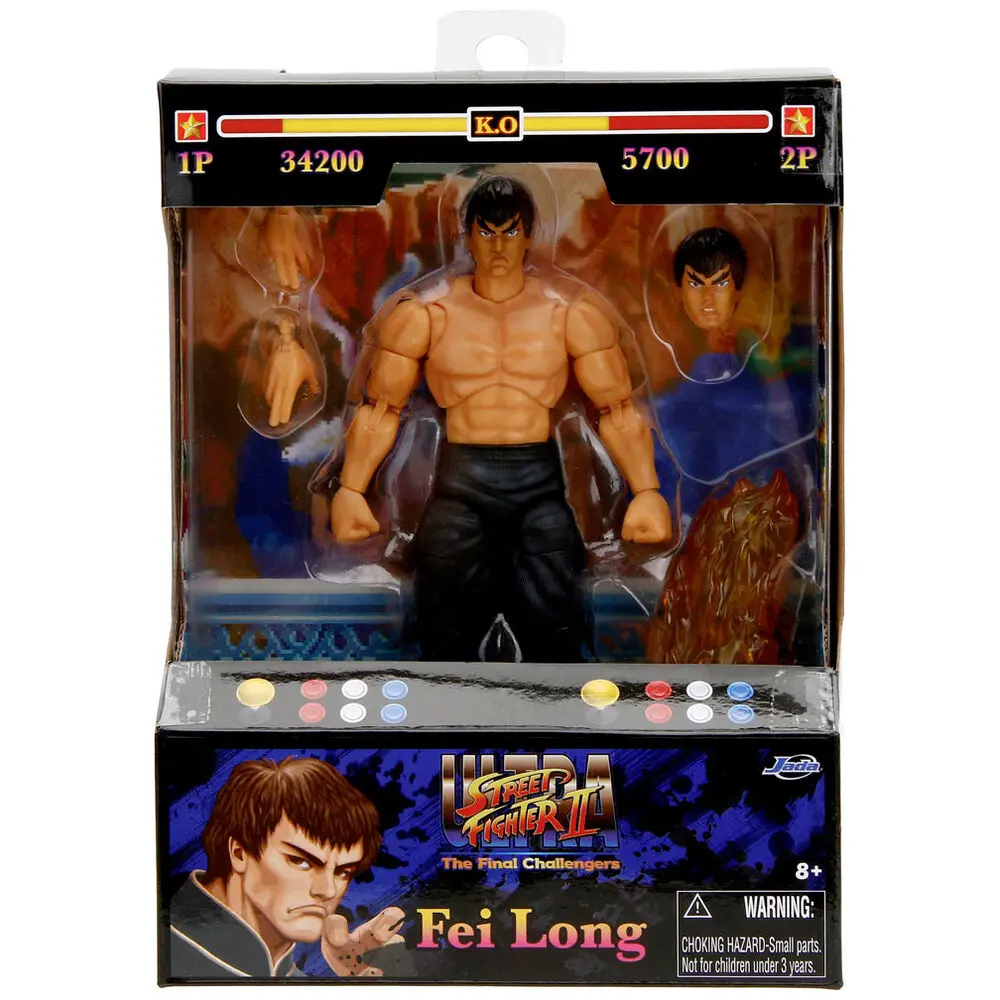 Street Fighter II Fei-Long figura 15 cm fotografija proizvoda