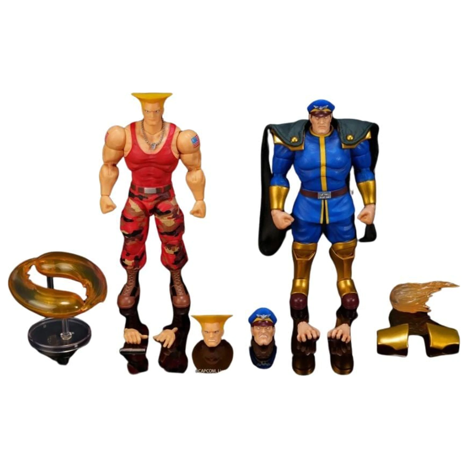 Street Fighter II Guile y Bison pakiranje od 2 figure 15 cm fotografija proizvoda