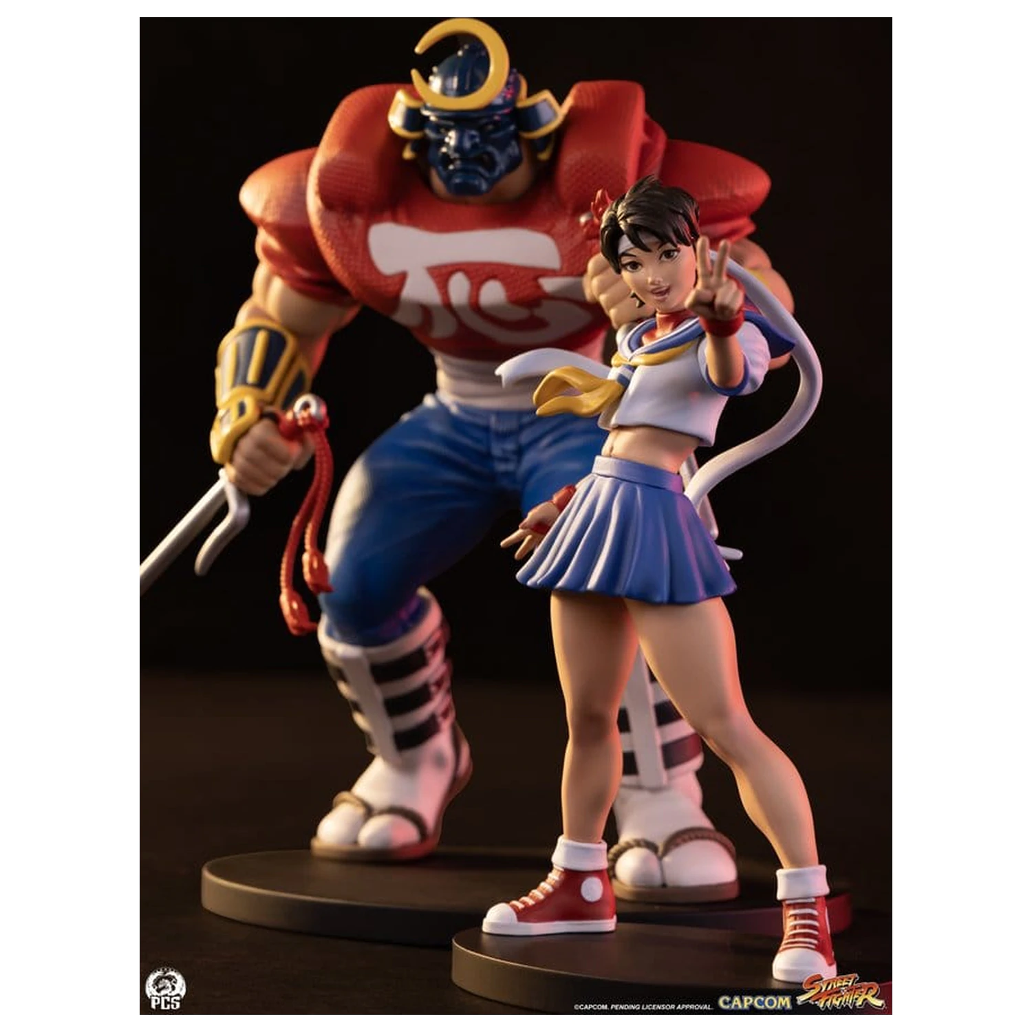 Street Fighter Street Jam KIPOV1 10 Sakura i Sodom 22 cm fotografija proizvoda