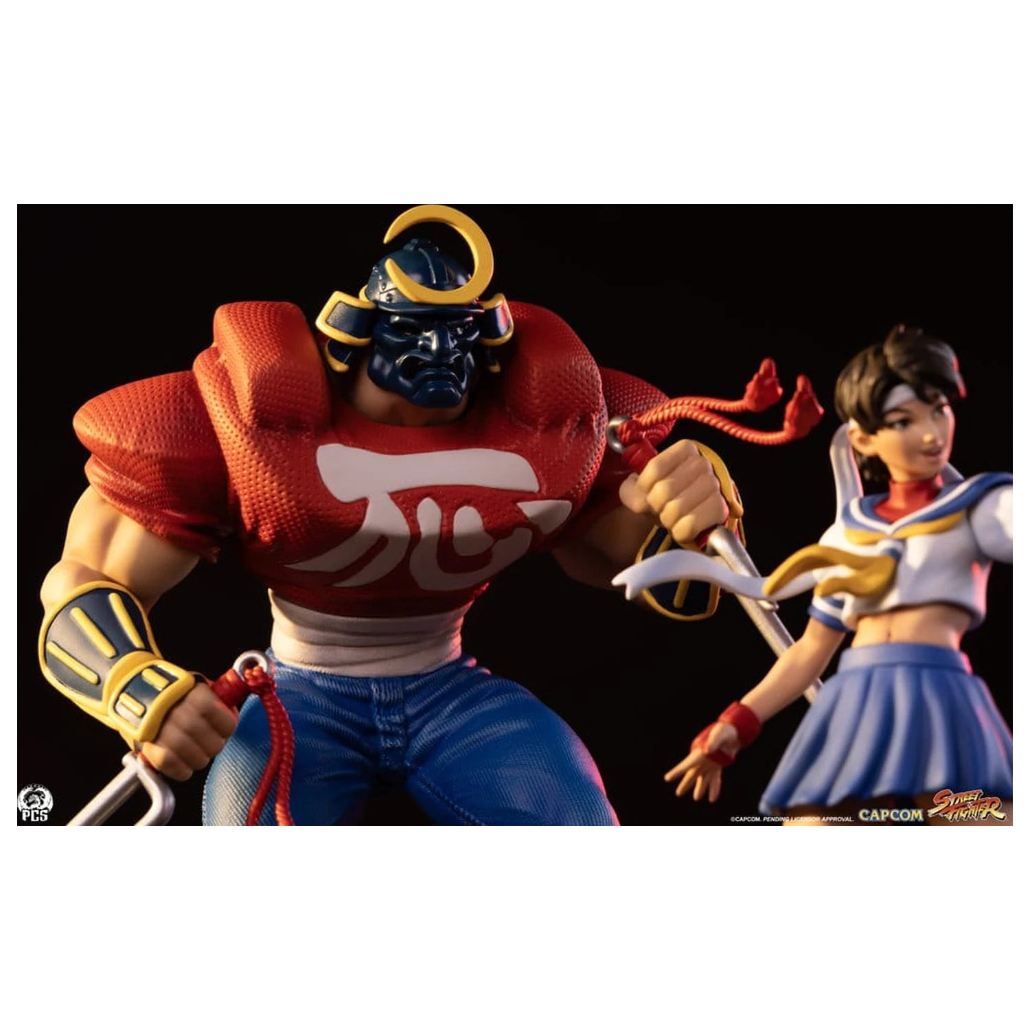 Street Fighter Street Jam KIPOV1 10 Sakura i Sodom 22 cm fotografija proizvoda