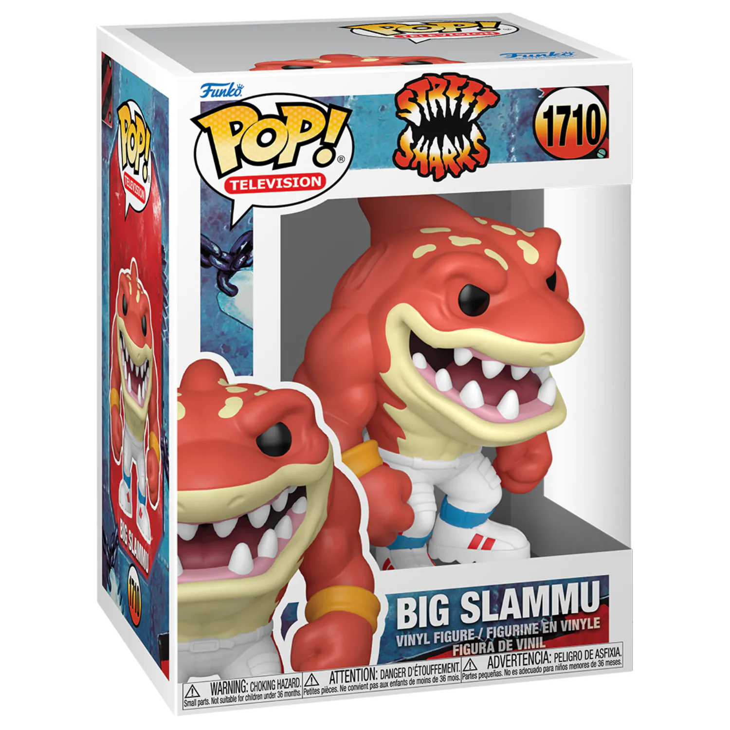 Street Sharks Funko POP! Television Vinil figura Big Slammu 9 cm fotografija proizvoda