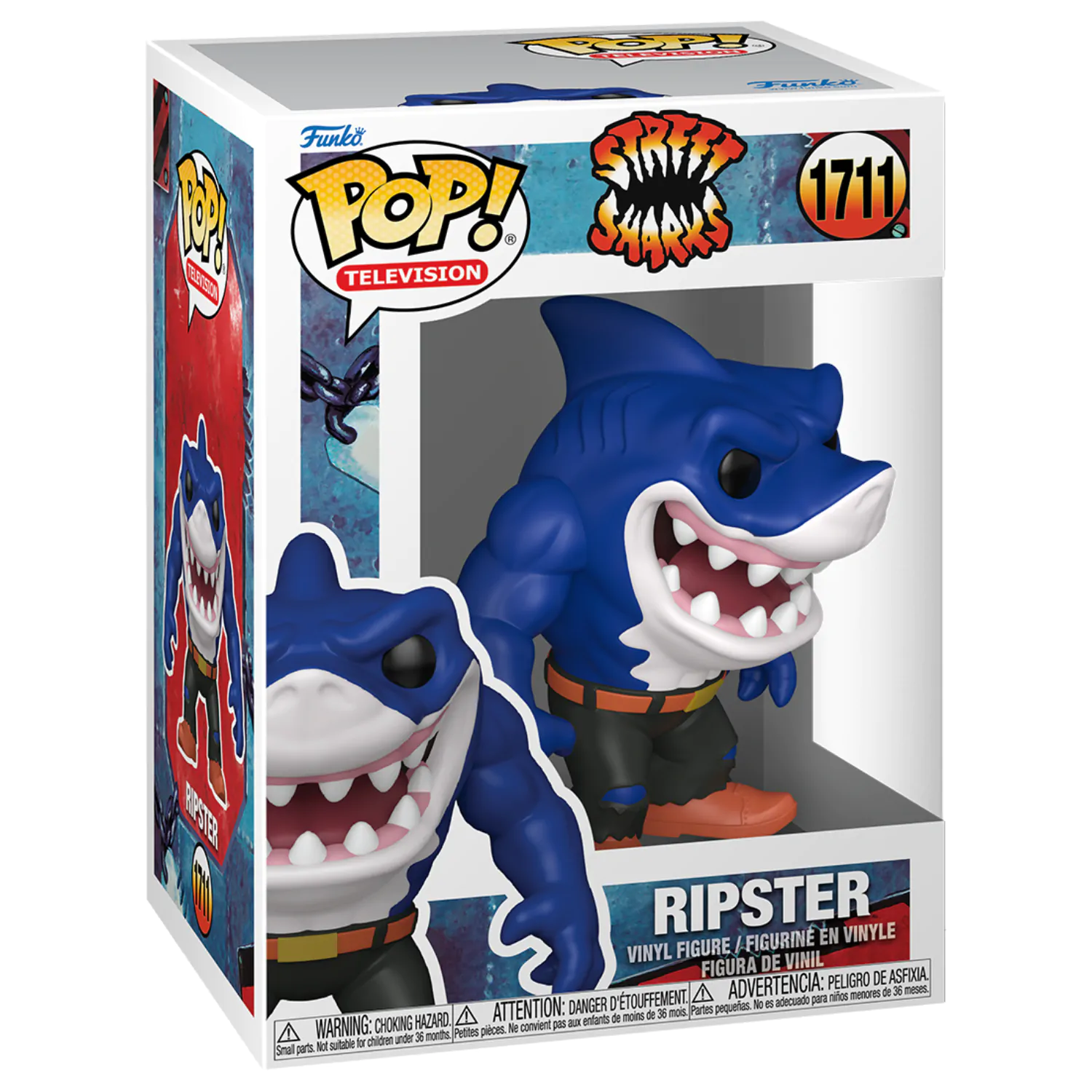 Street Sharks Funko POP! Television Vinil Figura Ripster 9 cm fotografija proizvoda