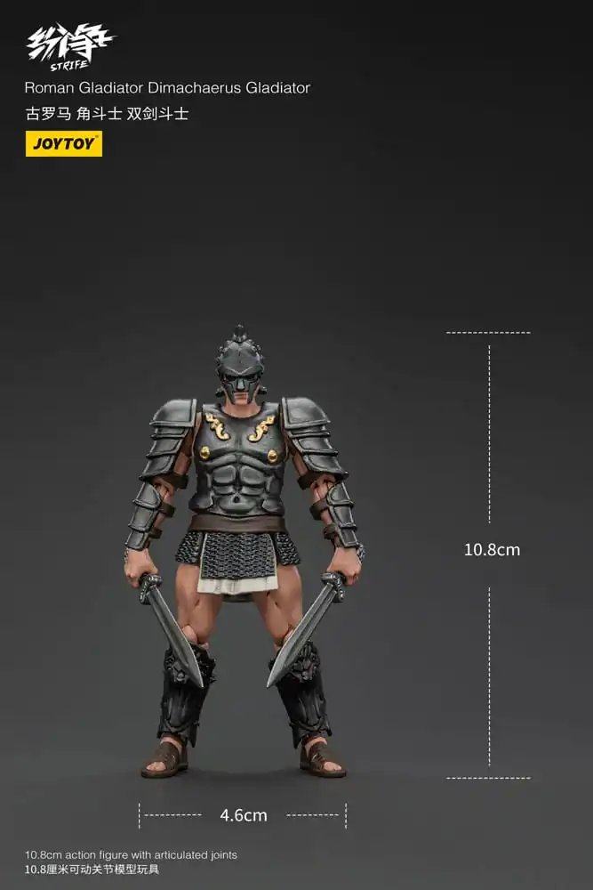 Strife akcijska figura 1/18 rimski gladijator Dimachaerus gladijator 11 cm fotografija proizvoda