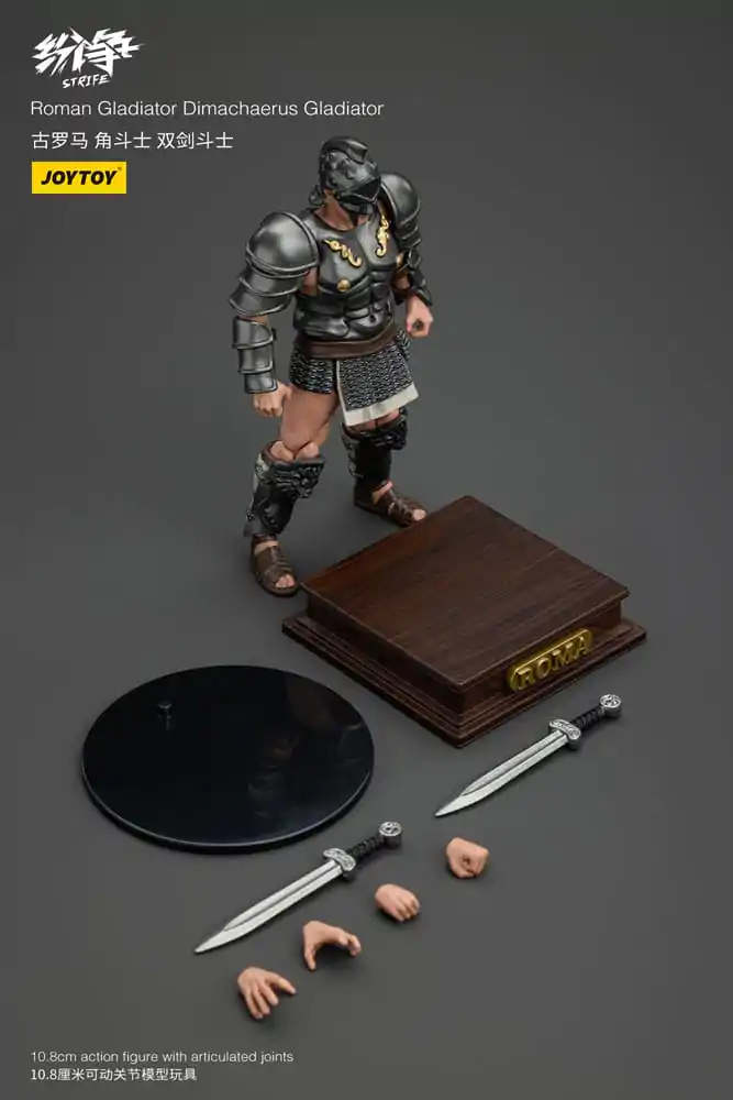 Strife akcijska figura 1/18 rimski gladijator Dimachaerus gladijator 11 cm fotografija proizvoda