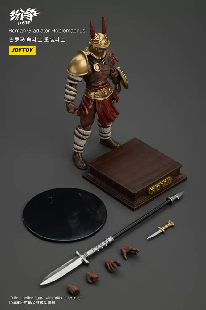 Strife akcijska figura 1/18 Roman Gladiator Hoplomachus 11 cm fotografija proizvoda