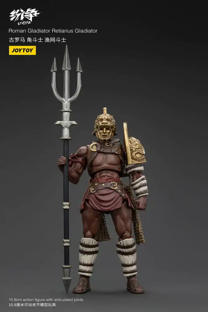 Strife akcijska figura 1/18 Rimski gladijator Retiarius Gladiator 11 cm fotografija proizvoda