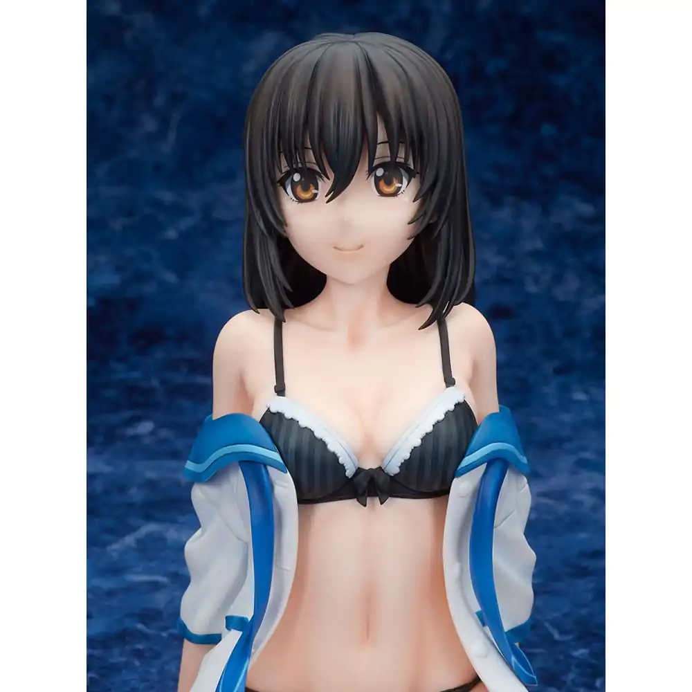 Strike the Blood Final PVC Kip 1/4 Yukina Himeragi Black Lingerie Ver. 22 cm fotografija proizvoda