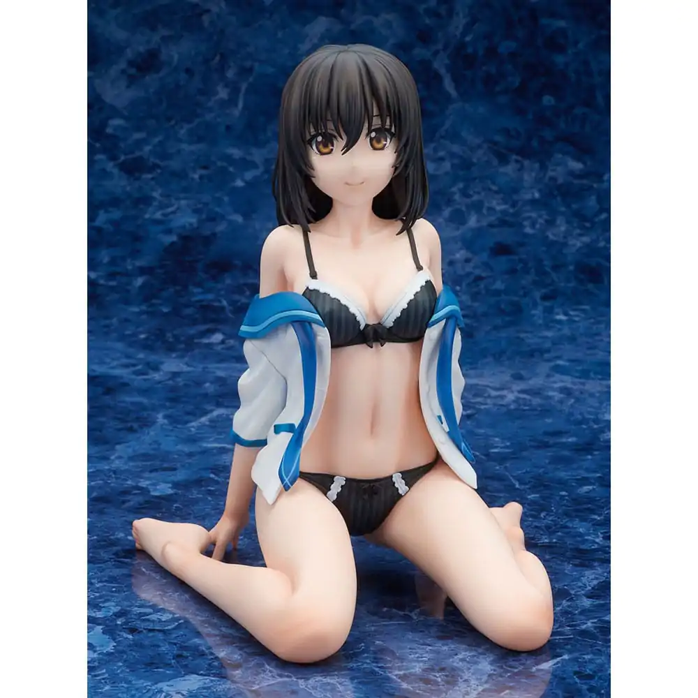 Strike the Blood Final PVC Kip 1/4 Yukina Himeragi Black Lingerie Ver. 22 cm fotografija proizvoda