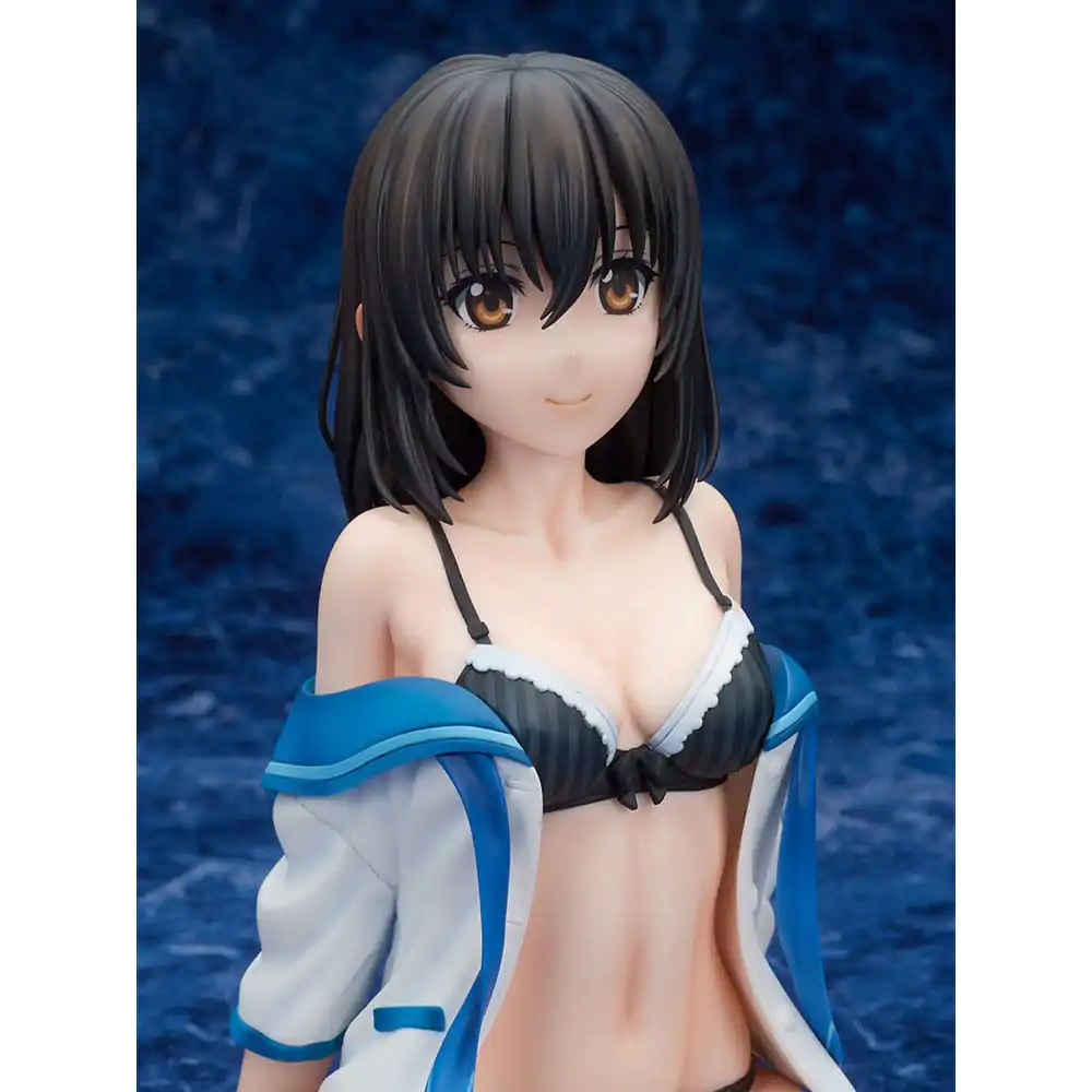 Strike the Blood Final PVC Kip 1/4 Yukina Himeragi Black Lingerie Ver. 22 cm fotografija proizvoda