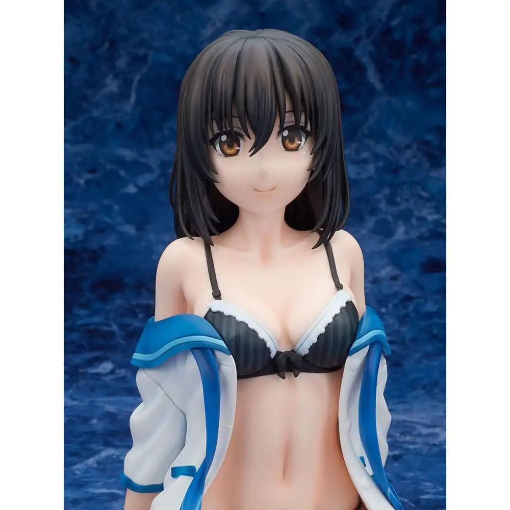 Strike the Blood Final PVC Kip 1/4 Yukina Himeragi Black Lingerie Ver. 22 cm fotografija proizvoda