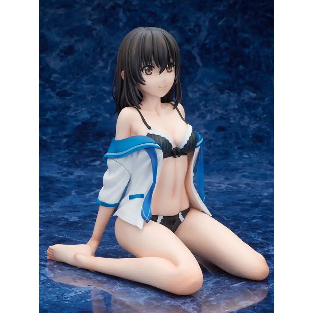 Strike the Blood Final PVC Kip 1/4 Yukina Himeragi Black Lingerie Ver. 22 cm fotografija proizvoda