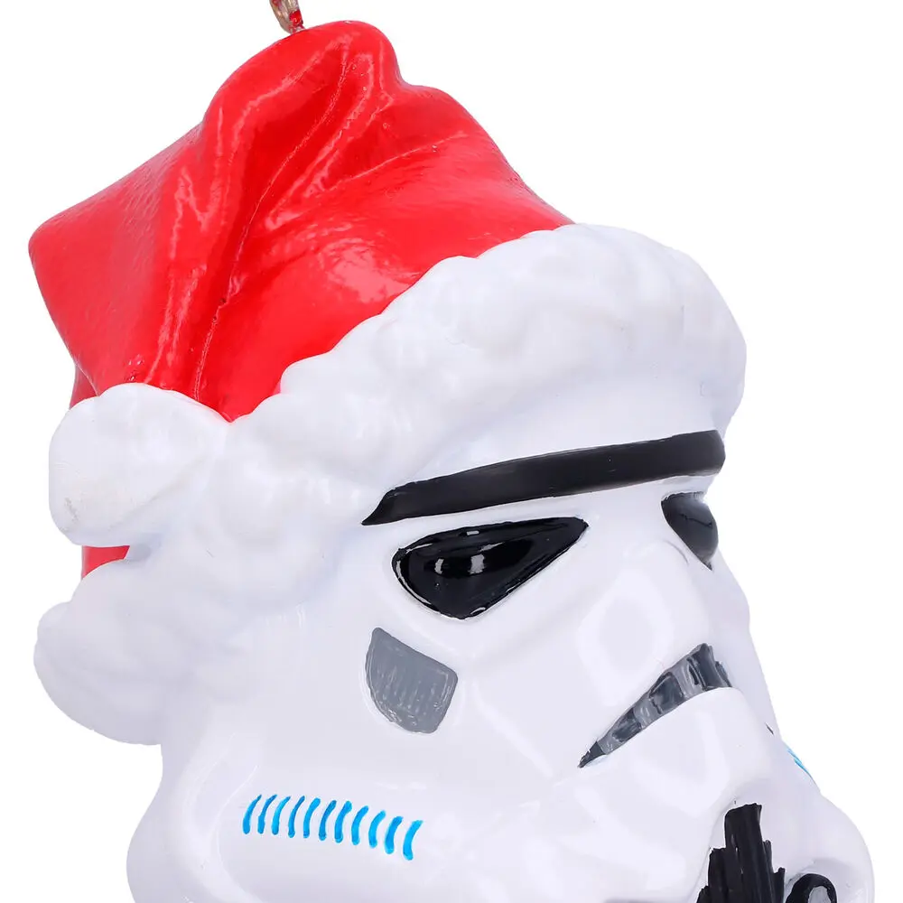 Original Stormtrooper viseći ukras za božićno drvce Santa Hat 8 cm fotografija proizvoda