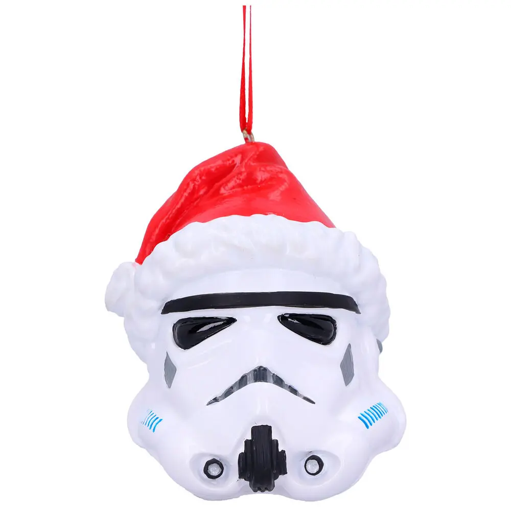 Original Stormtrooper viseći ukras za božićno drvce Santa Hat 8 cm fotografija proizvoda