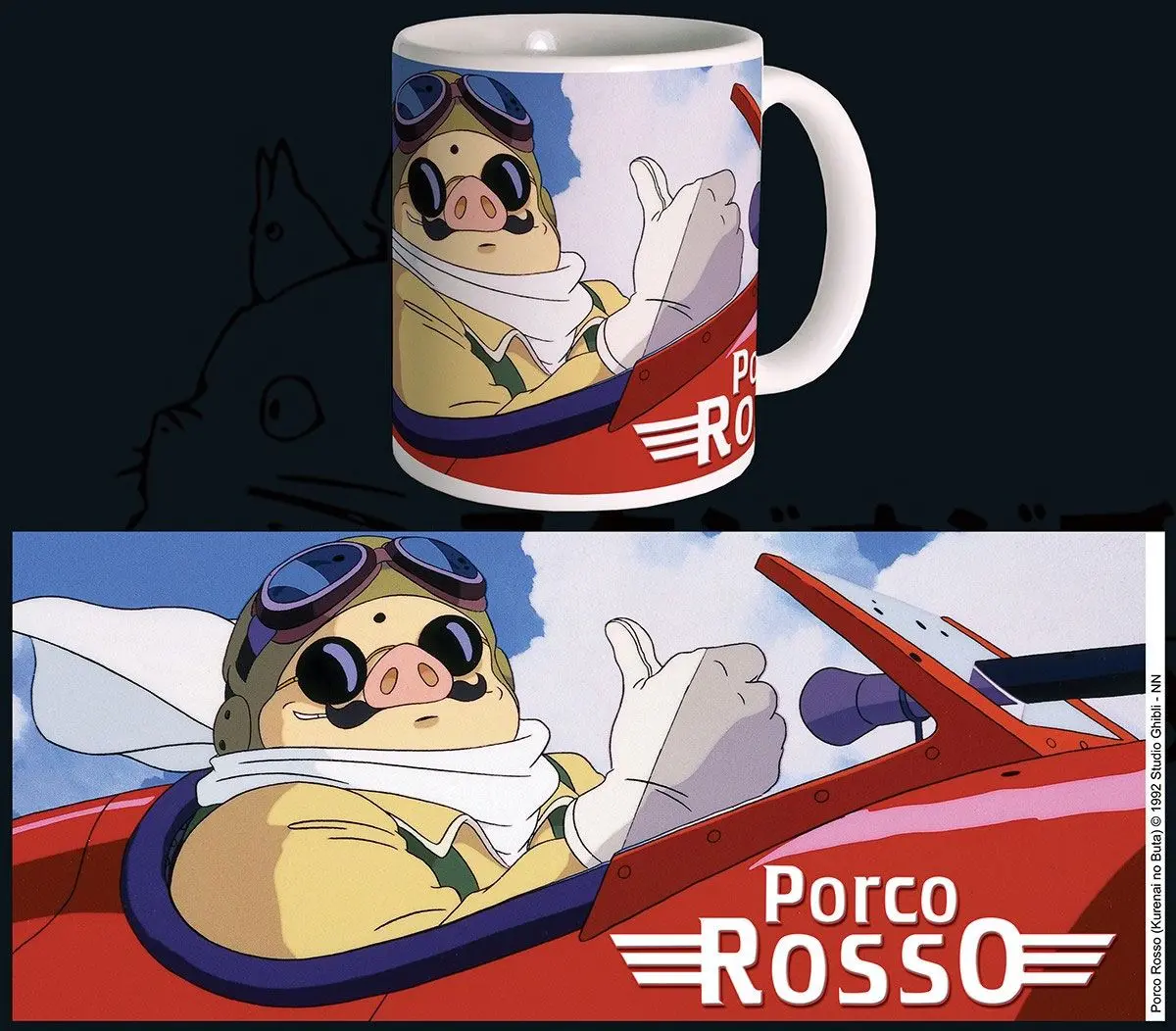 Studio Ghibli Mug Porco Rosso - Šalica fotografija proizvoda