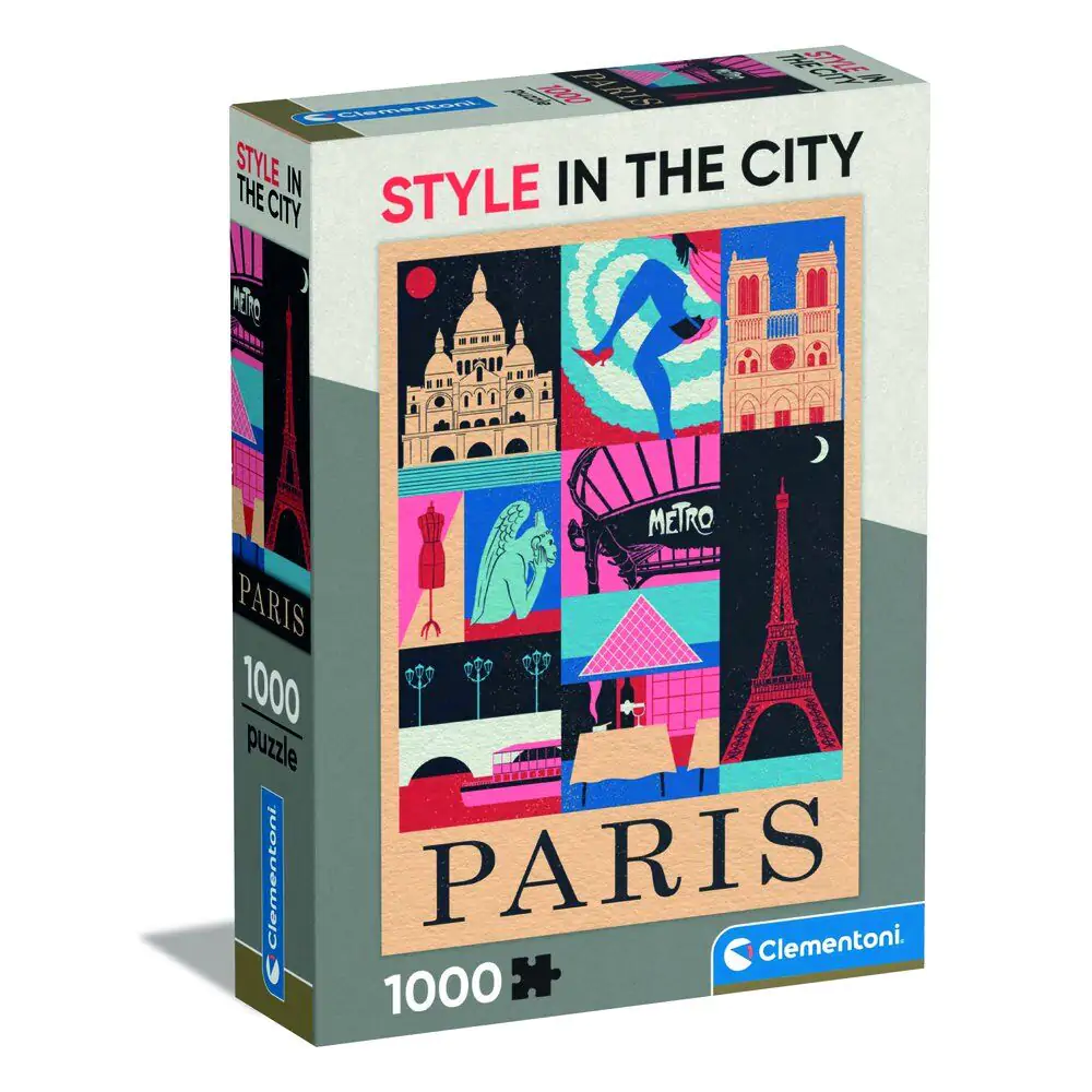 Puzzle Style in the City Paris 1000 kom fotografija proizvoda