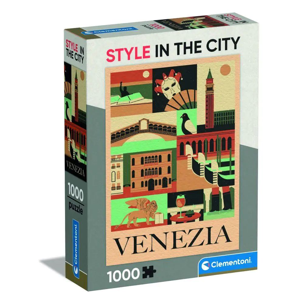 Puzzle Stil u gradu Venecija 1000 kom fotografija proizvoda