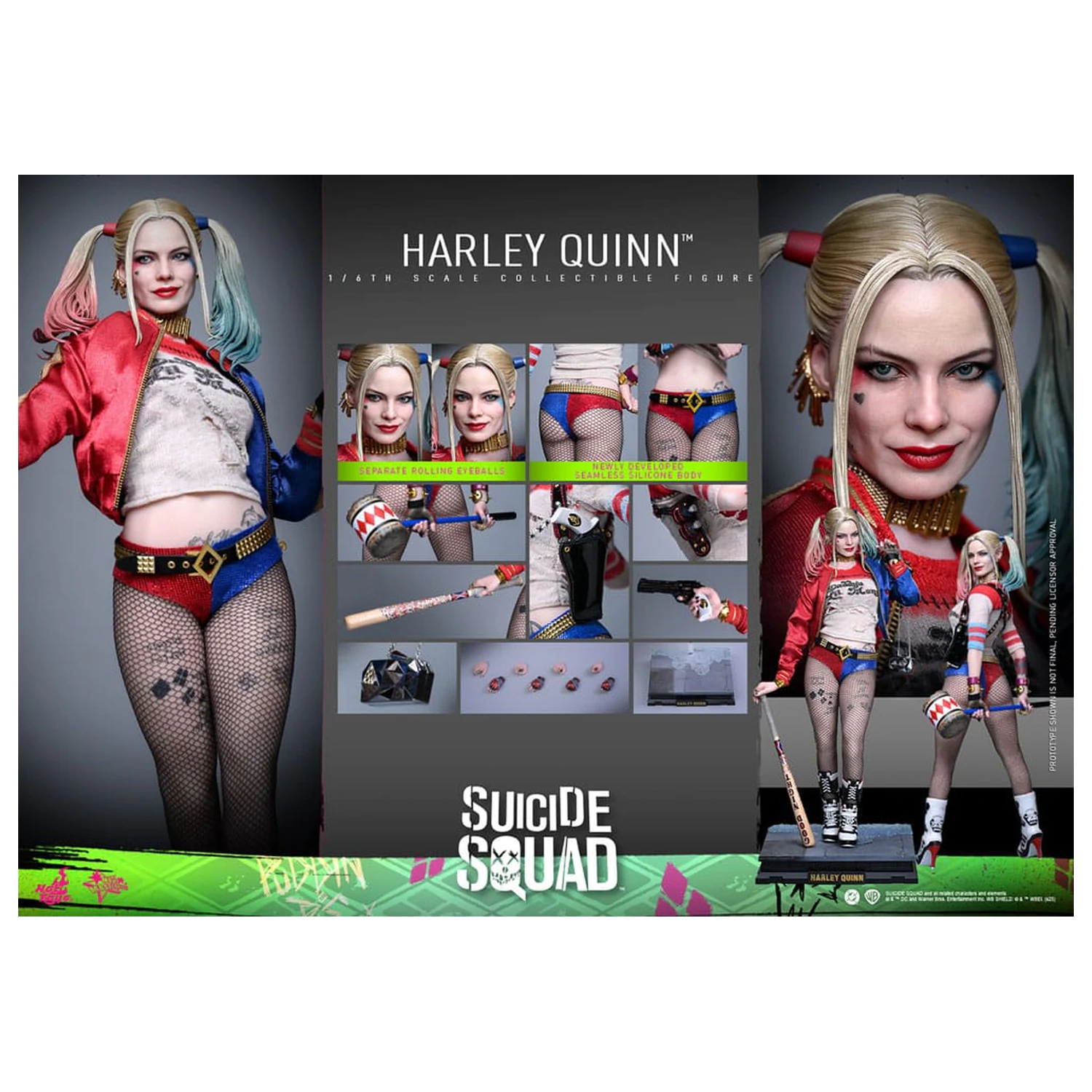 Suicide Squad Movie Masterpiece akcijska figura 1/6 Harley Quinn 29 cm fotografija proizvoda