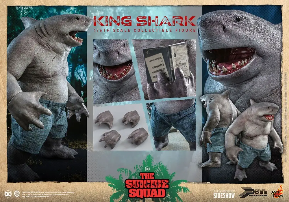 Suicide Squad Movie Masterpiece akcijska figura 1/6 King Shark 35 cm fotografija proizvoda