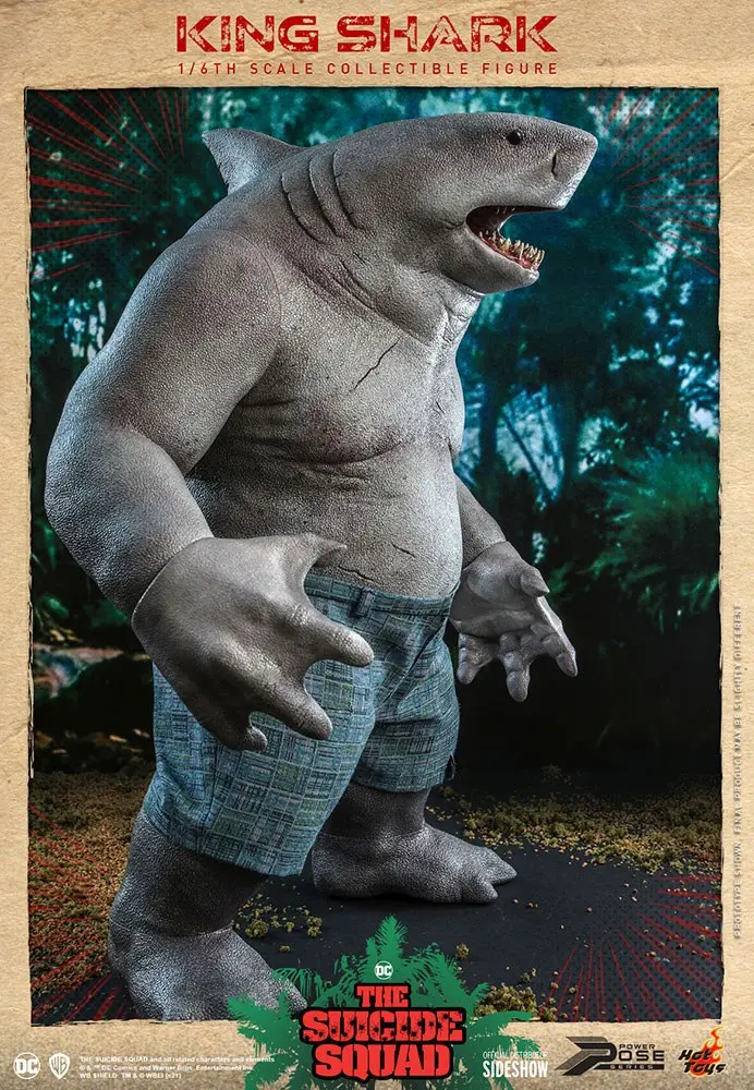 Suicide Squad Movie Masterpiece akcijska figura 1/6 King Shark 35 cm fotografija proizvoda