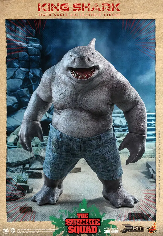 Suicide Squad Movie Masterpiece akcijska figura 1/6 King Shark 35 cm fotografija proizvoda