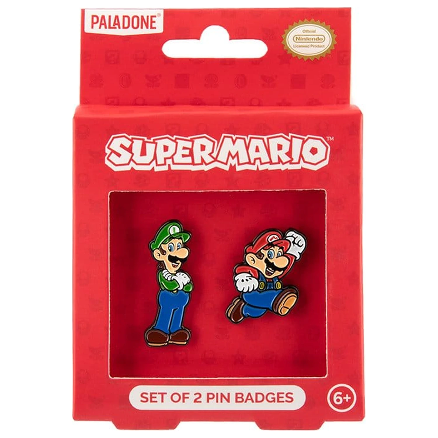 Super Mario set od 2 značke s iglom fotografija proizvoda