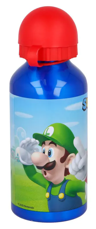 Nintendo Super Mario Bros aluminijska boca 400 ml fotografija proizvoda