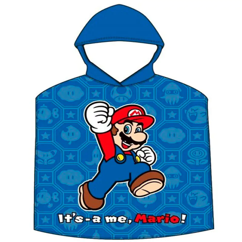Super Mario Bros pamučni pončo ručnik fotografija proizvoda