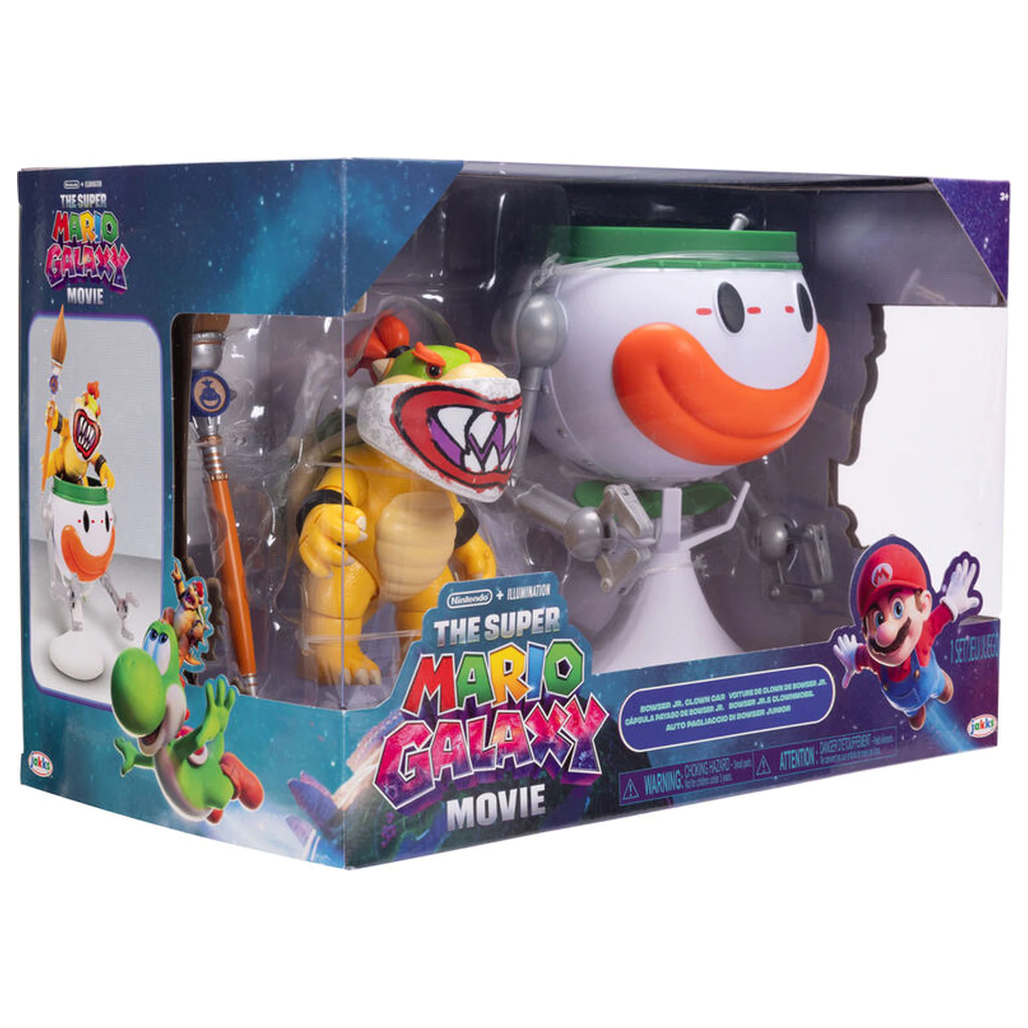 Super Mario Bros - Super Mario Galaxy Movie Bowser Jr. Clown Car figura fotografija proizvoda