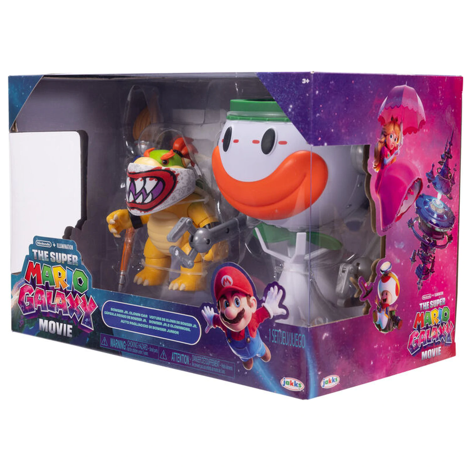 Super Mario Bros - Super Mario Galaxy Movie Bowser Jr. Clown Car figura fotografija proizvoda