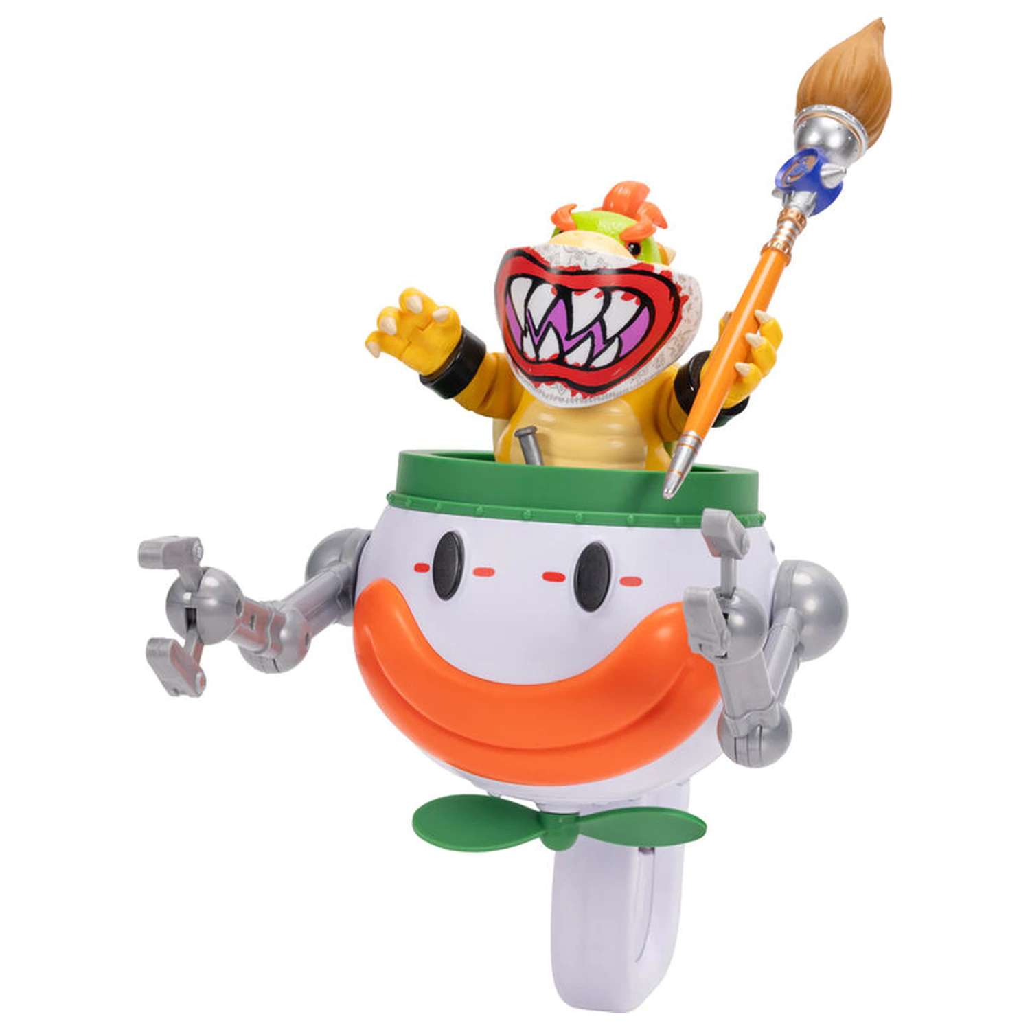Super Mario Bros - Super Mario Galaxy Movie Bowser Jr. Clown Car figura fotografija proizvoda