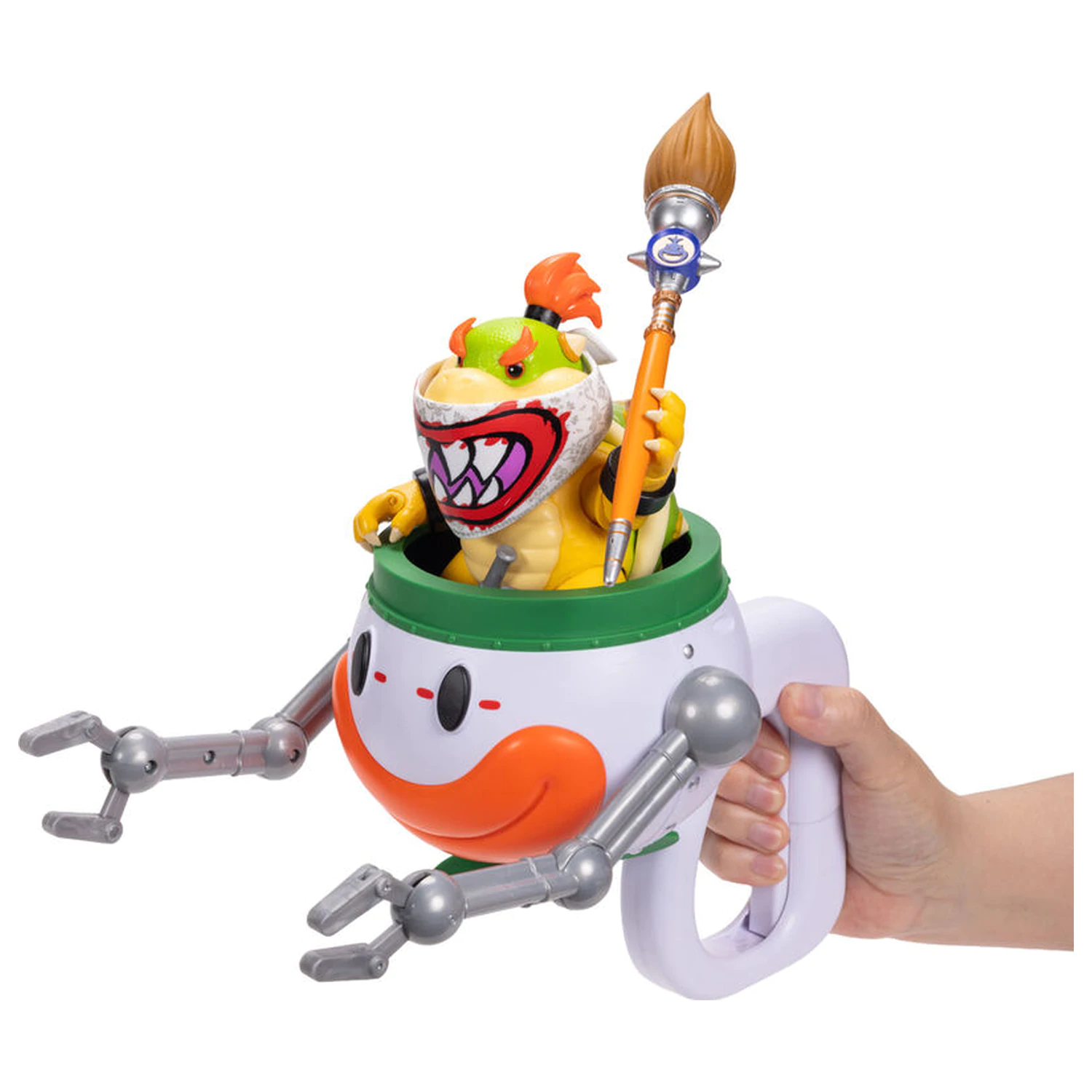 Super Mario Bros - Super Mario Galaxy Movie Bowser Jr. Clown Car figura fotografija proizvoda