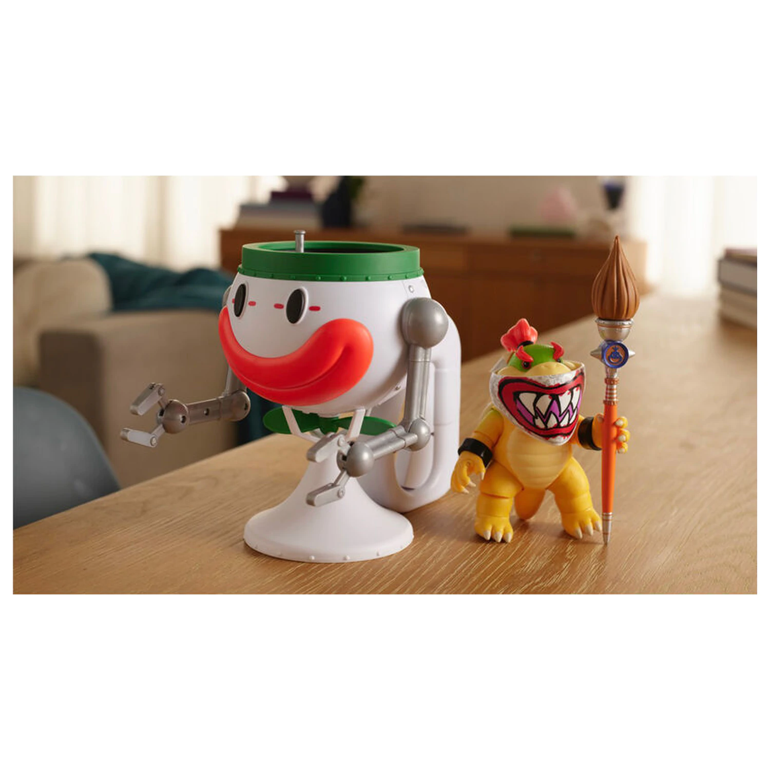 Super Mario Bros - Super Mario Galaxy Movie Bowser Jr. Clown Car figura fotografija proizvoda