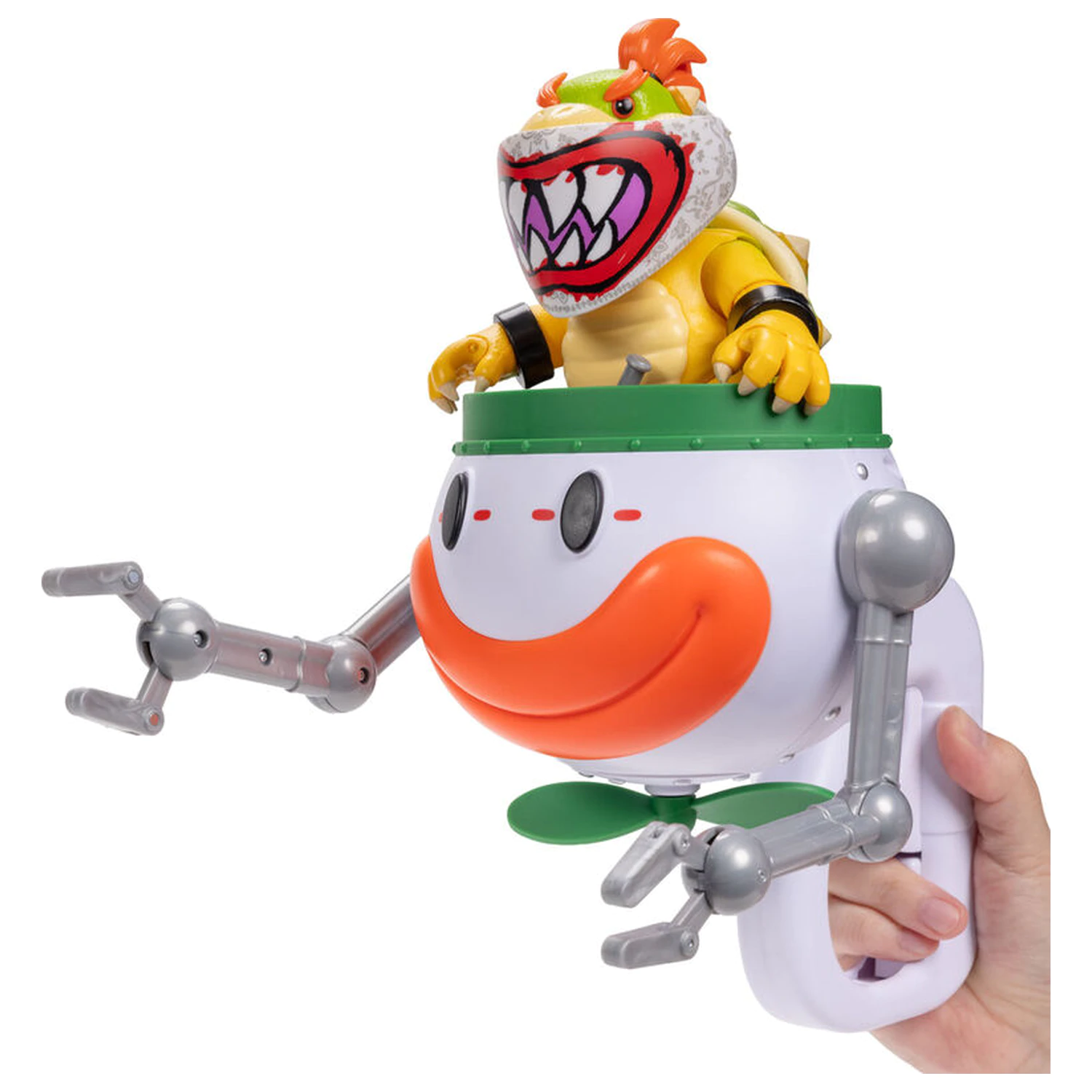 Super Mario Bros - Super Mario Galaxy Movie Bowser Jr. Clown Car figura fotografija proizvoda
