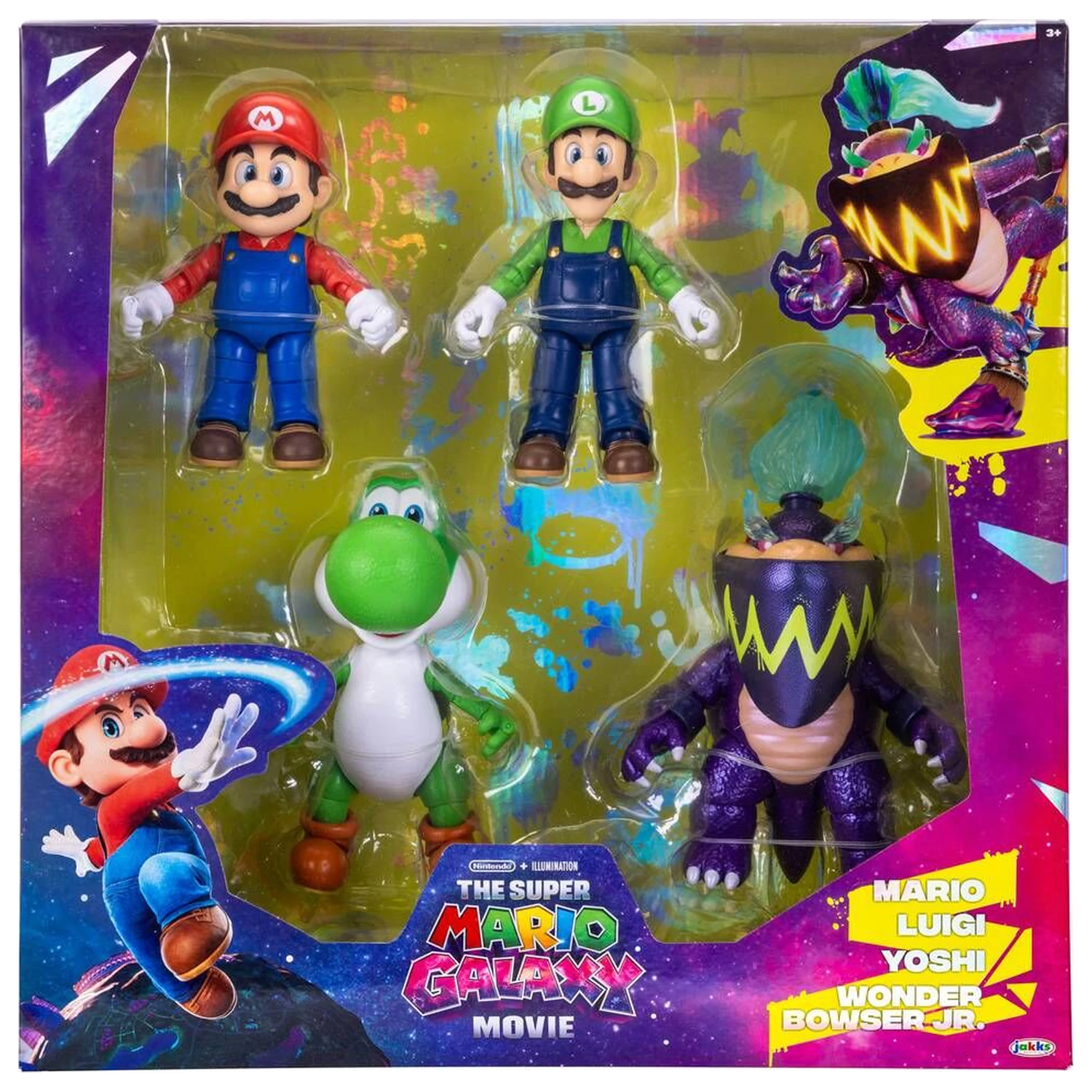 Super Mario Bros - Super Mario Galaxy Movie pack figurice 12,5cm fotografija proizvoda