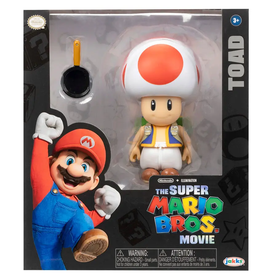 The Super Mario Bros. Movie akcijska figura Toad 13 cm fotografija proizvoda