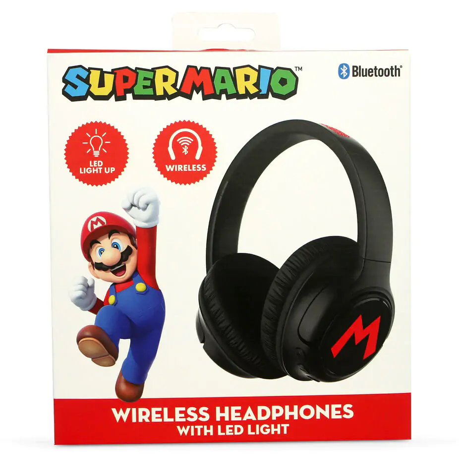 Super Mario Bros bežične LED slušalice fotografija proizvoda