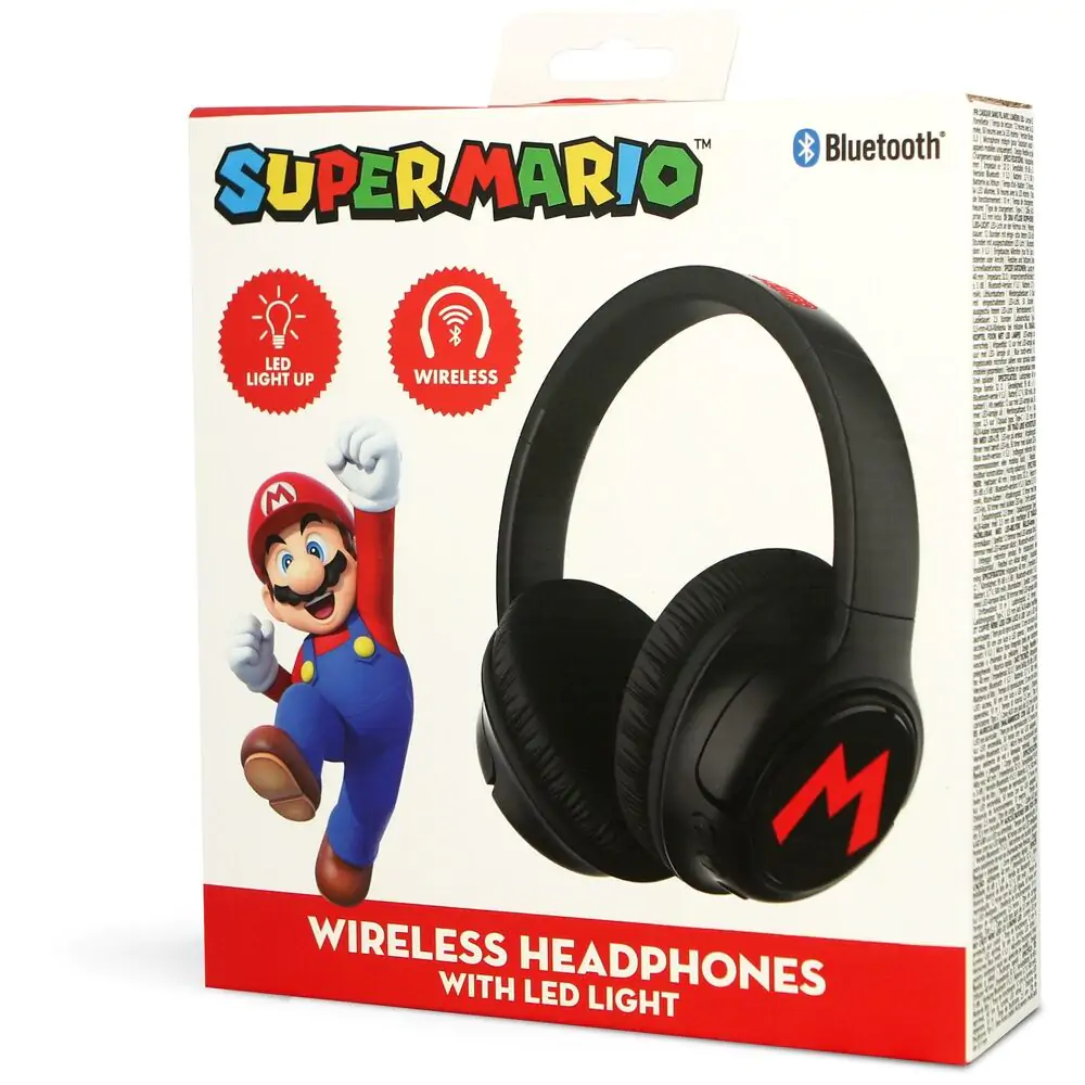 Super Mario Bros bežične LED slušalice fotografija proizvoda