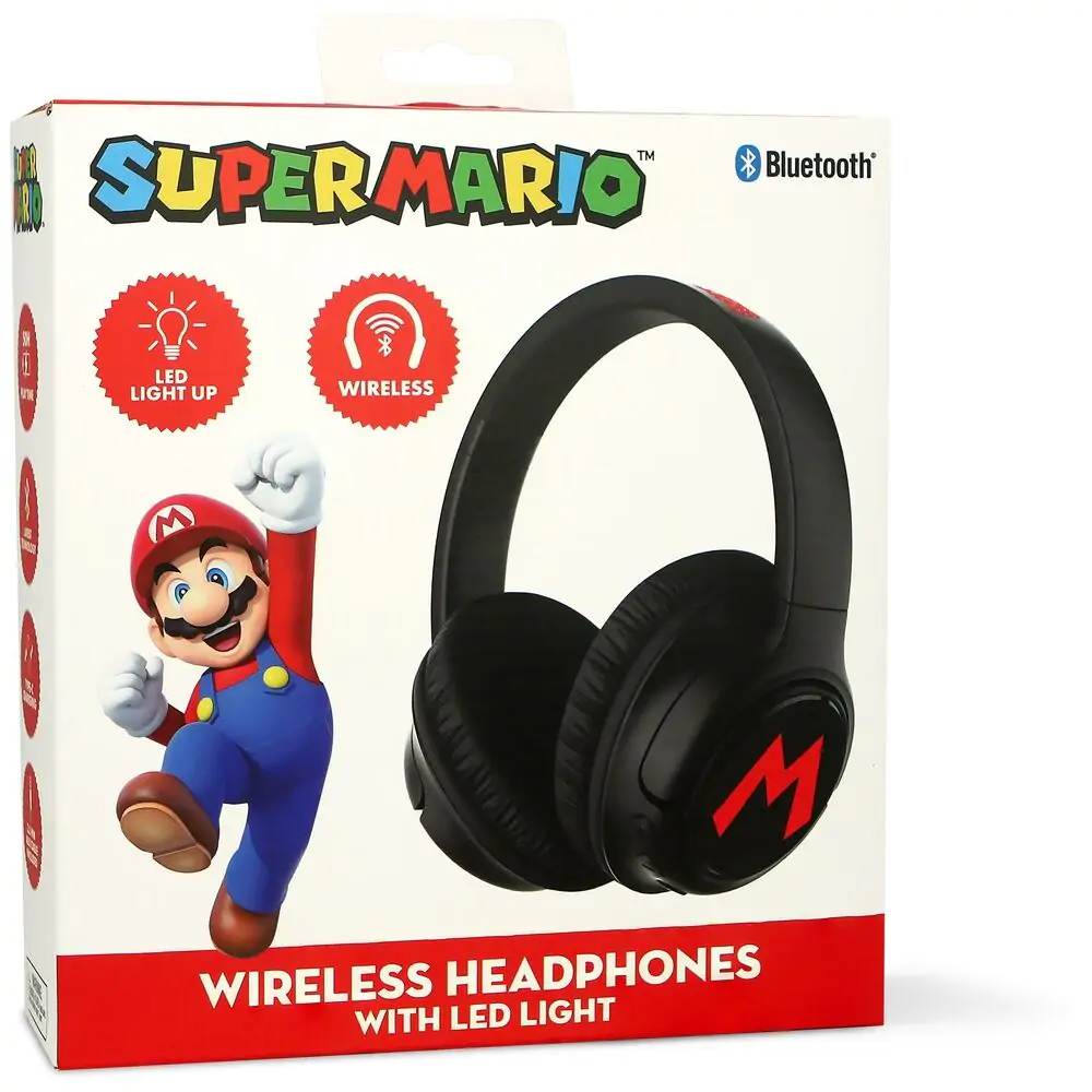 Super Mario Bros bežične LED slušalice fotografija proizvoda