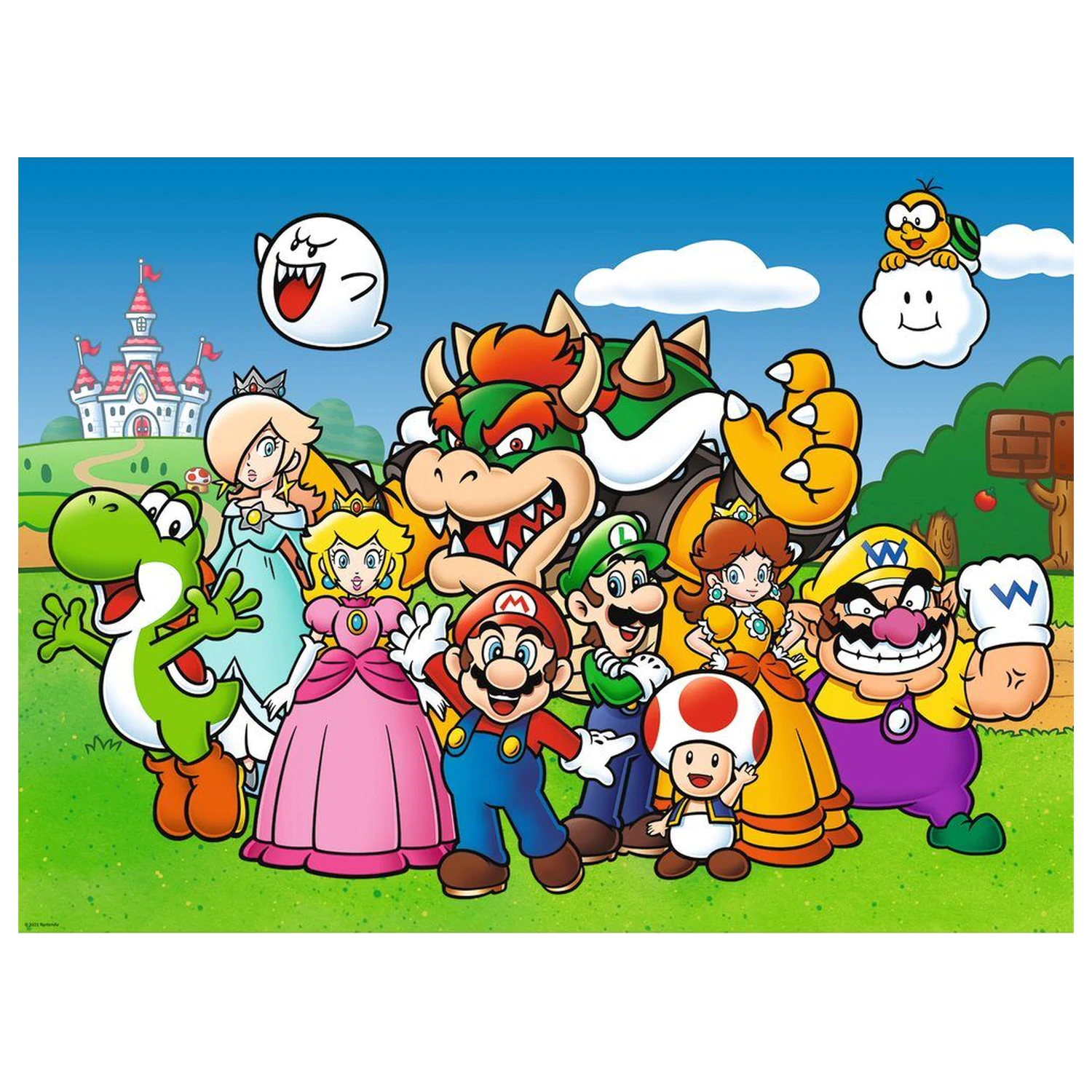 Super Mario Bros XXL puzzle 100 komada fotografija proizvoda