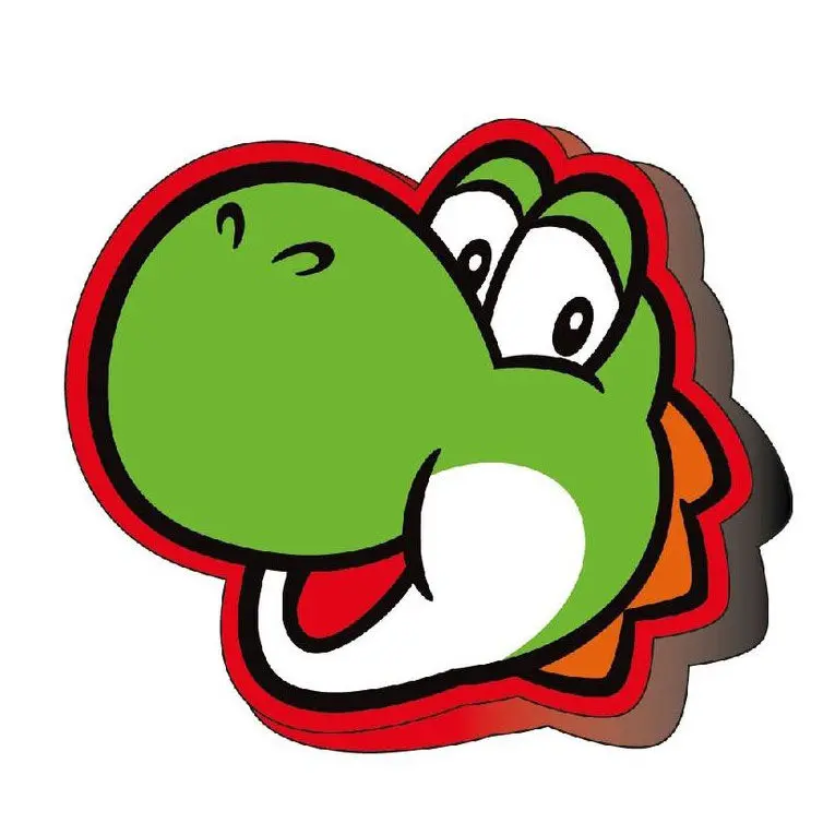 Super Mario Bros Yoshi 3D jastuk fotografija proizvoda