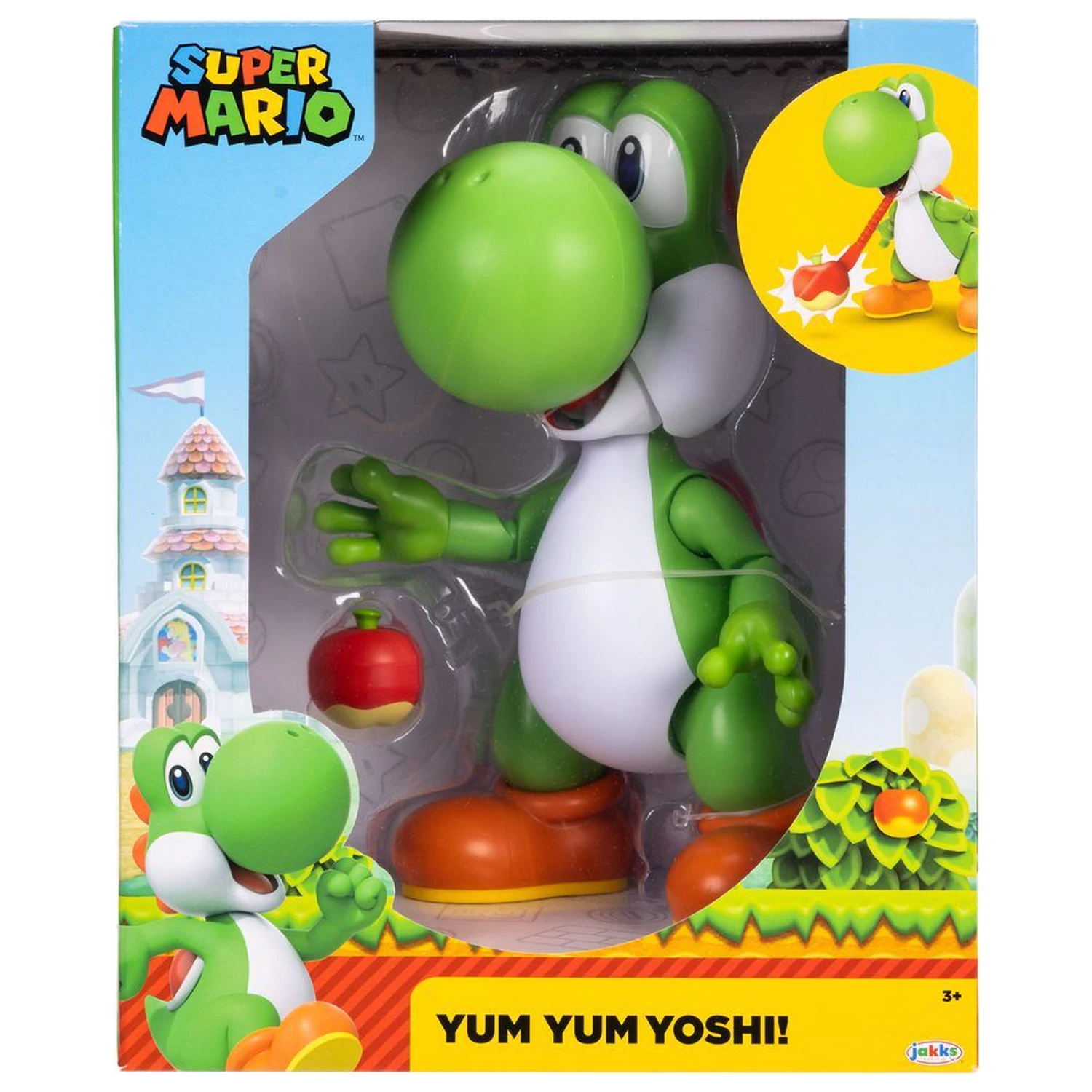 Super Mario Bros Yum Yum Yoshi interaktivna figura 20 cm fotografija proizvoda