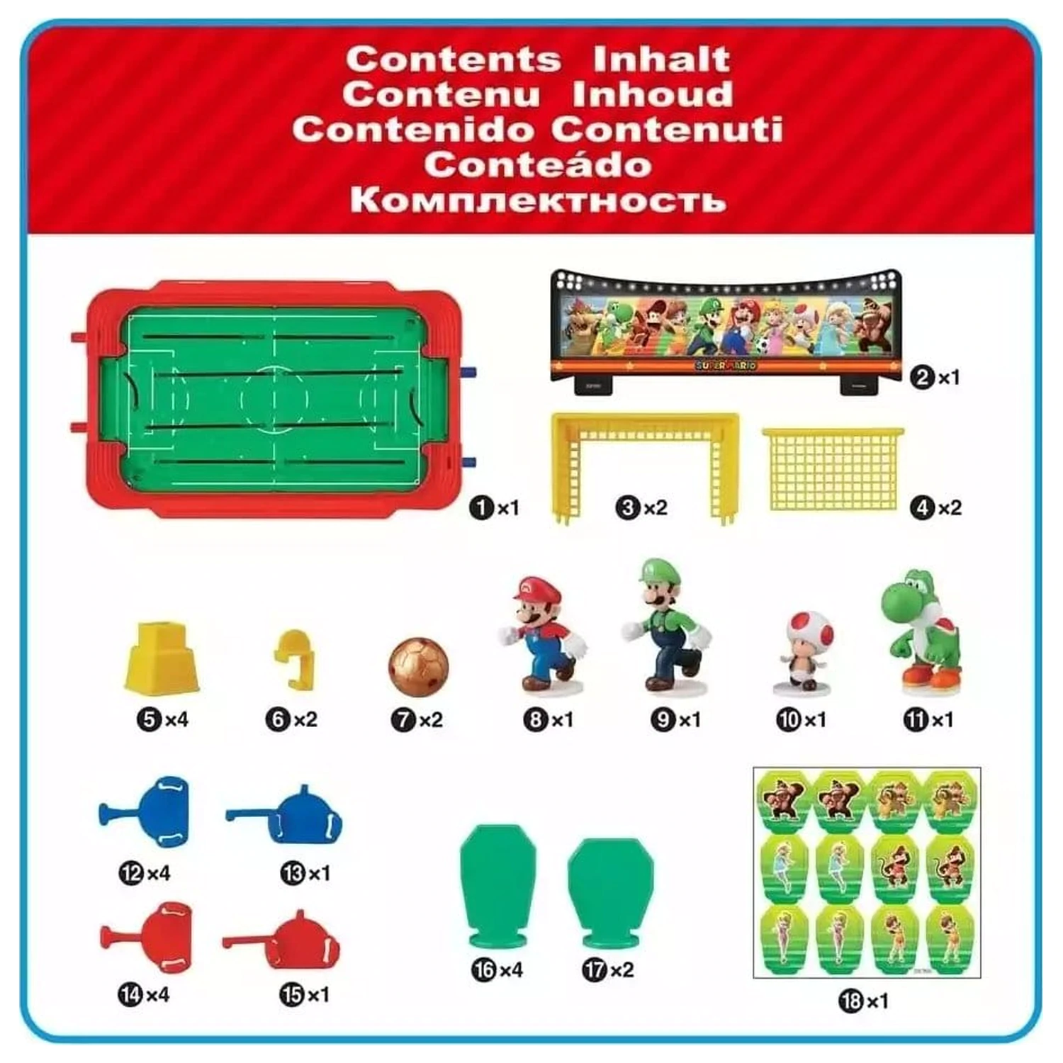 Super Mario igra Football Striker fotografija proizvoda