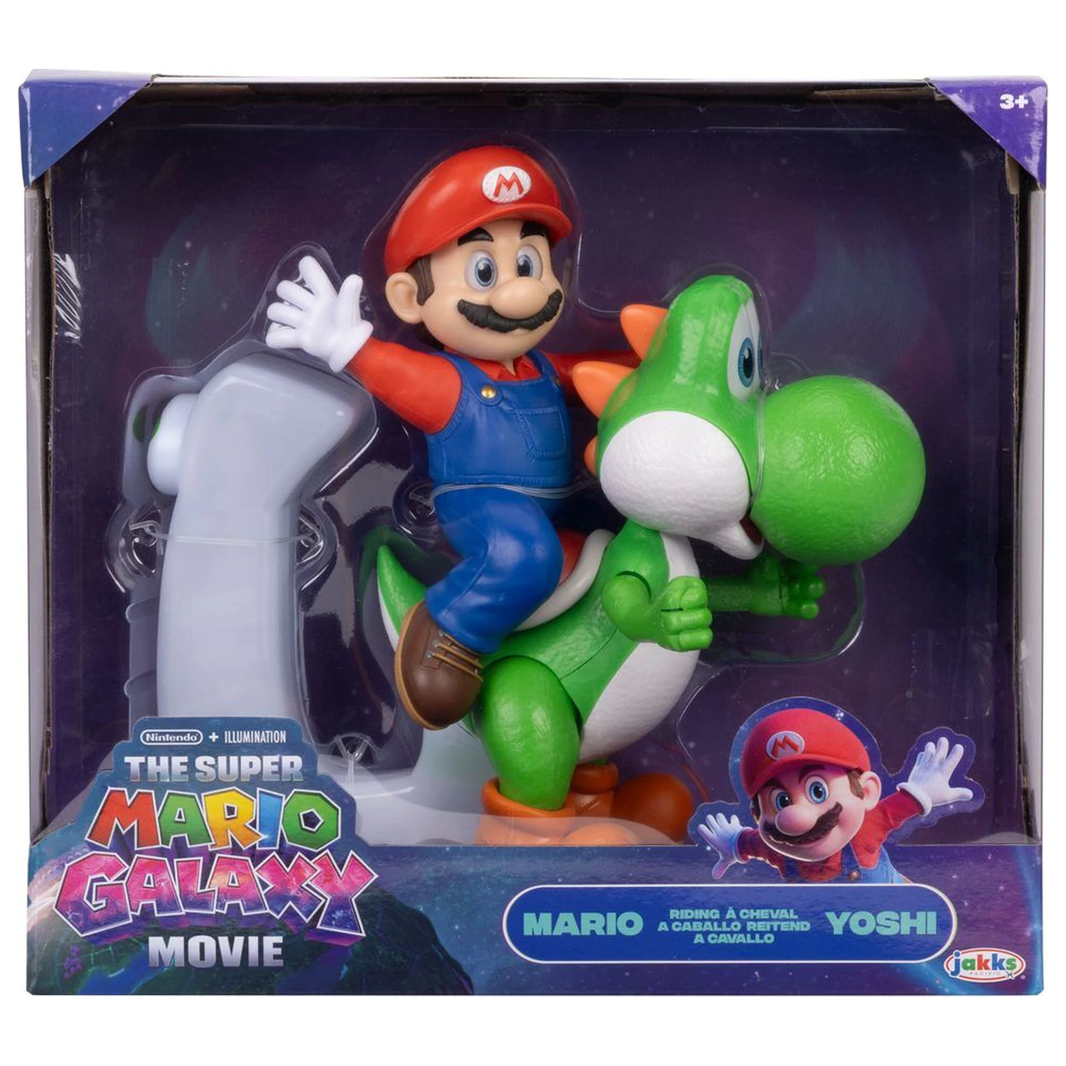 Super Mario Galaxy Movie Mario & Yoshi figure fotografija proizvoda