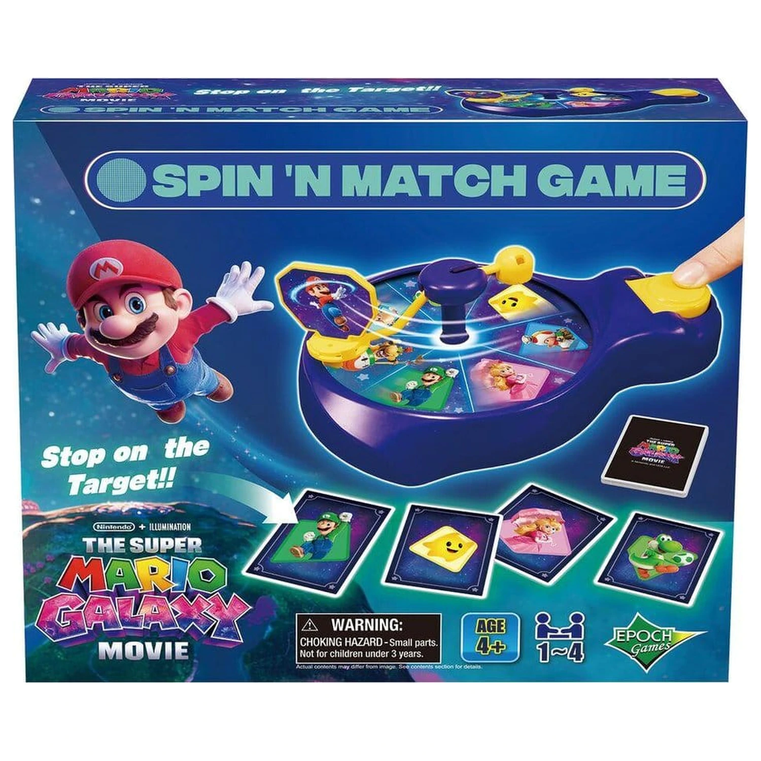 Super Mario game Galaxy Movie Spin'n Match fotografija proizvoda