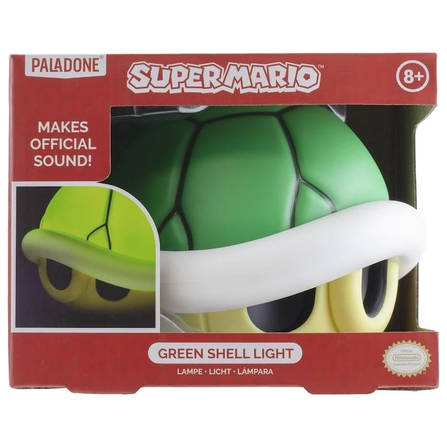 Super Mario Green Shell ukrasno svjetlo sa zvukom 15cm fotografija proizvoda