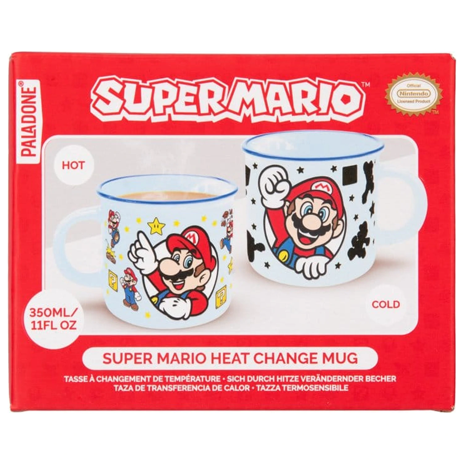 Super Mario Heat Change Šalica Mario fotografija proizvoda
