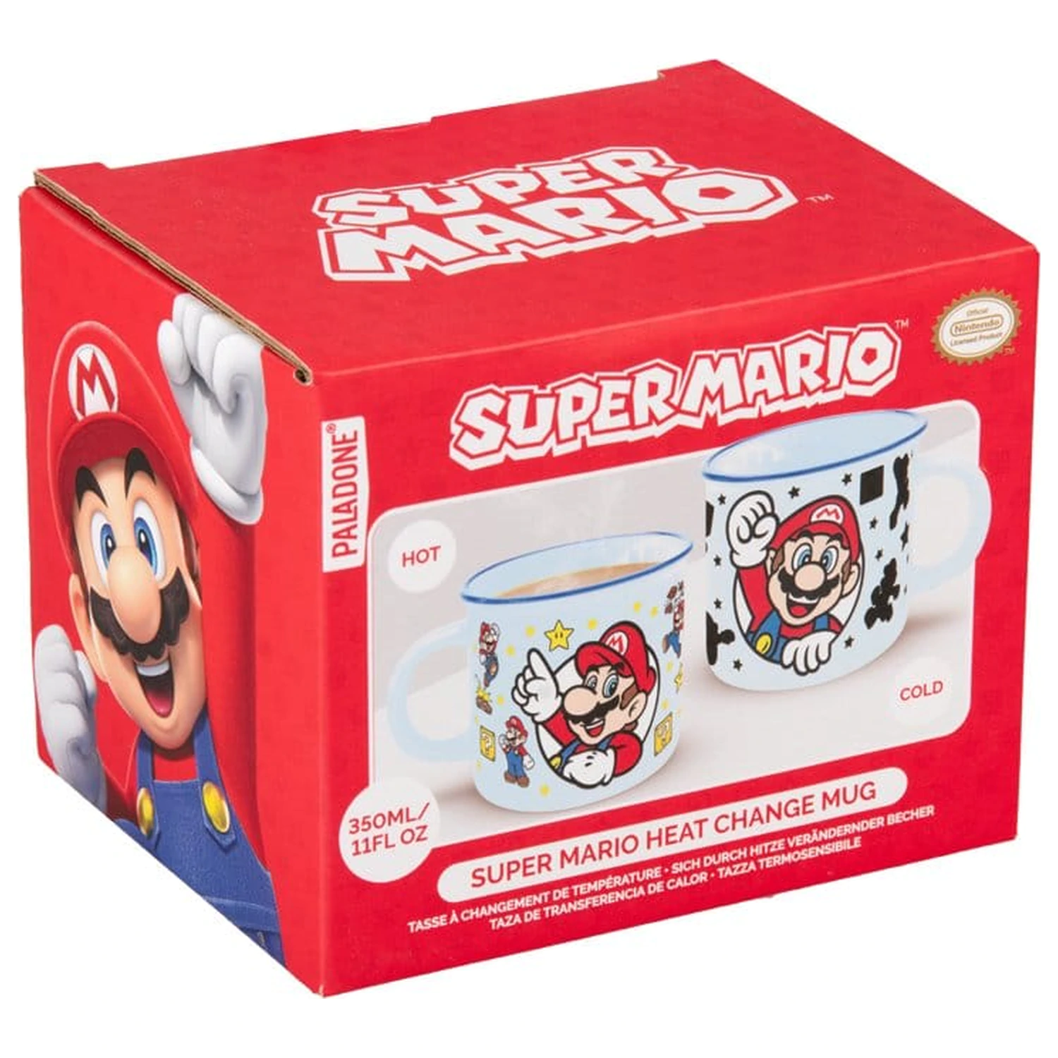 Super Mario Heat Change Šalica Mario fotografija proizvoda