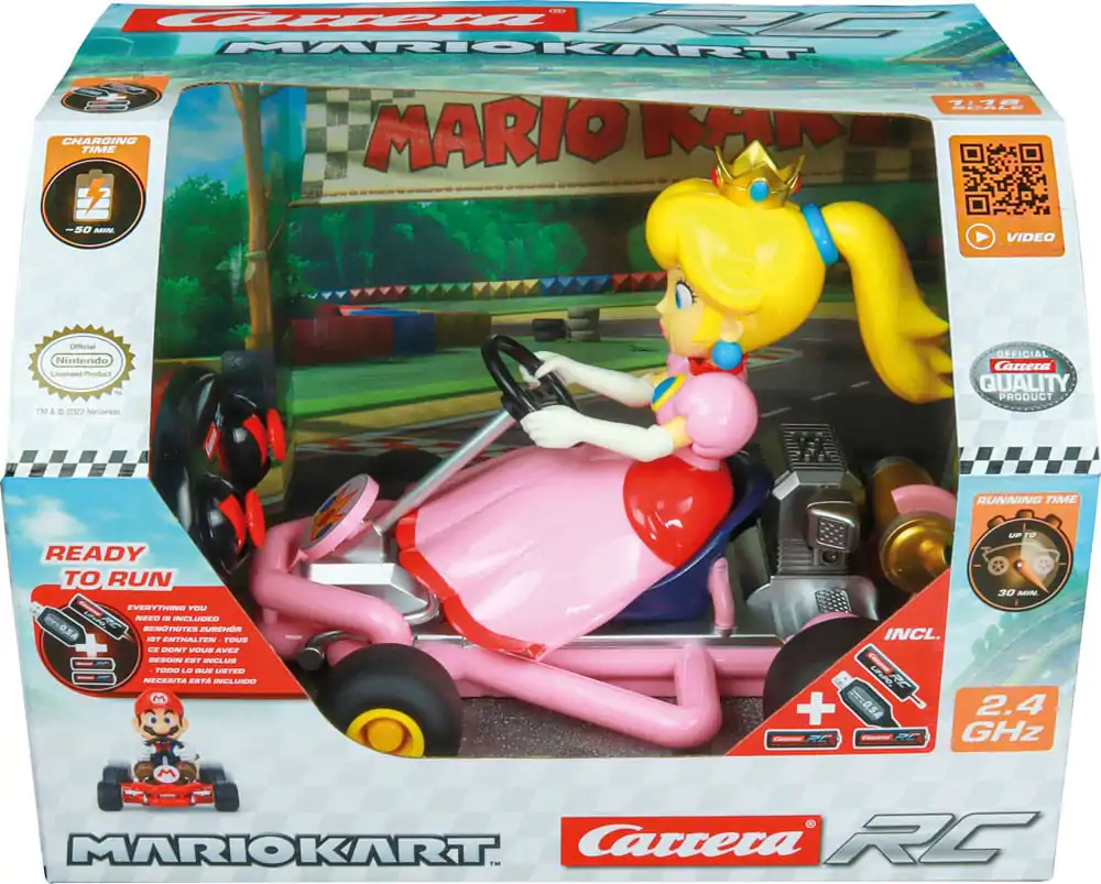 Super Mario Kart RC automobil na daljinsko upravljanje 1/18 2,4GHz Pipe Kart Peach fotografija proizvoda